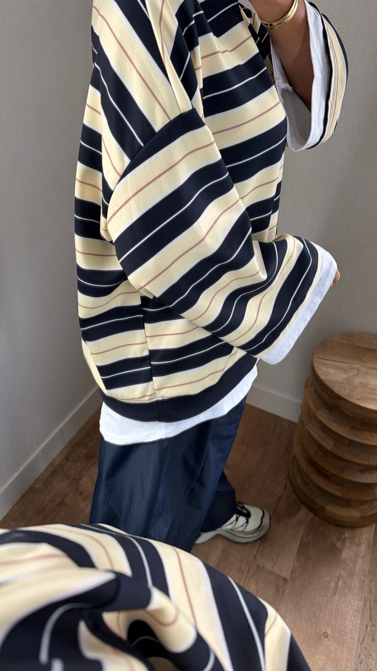 Pantalon ballon effet imper