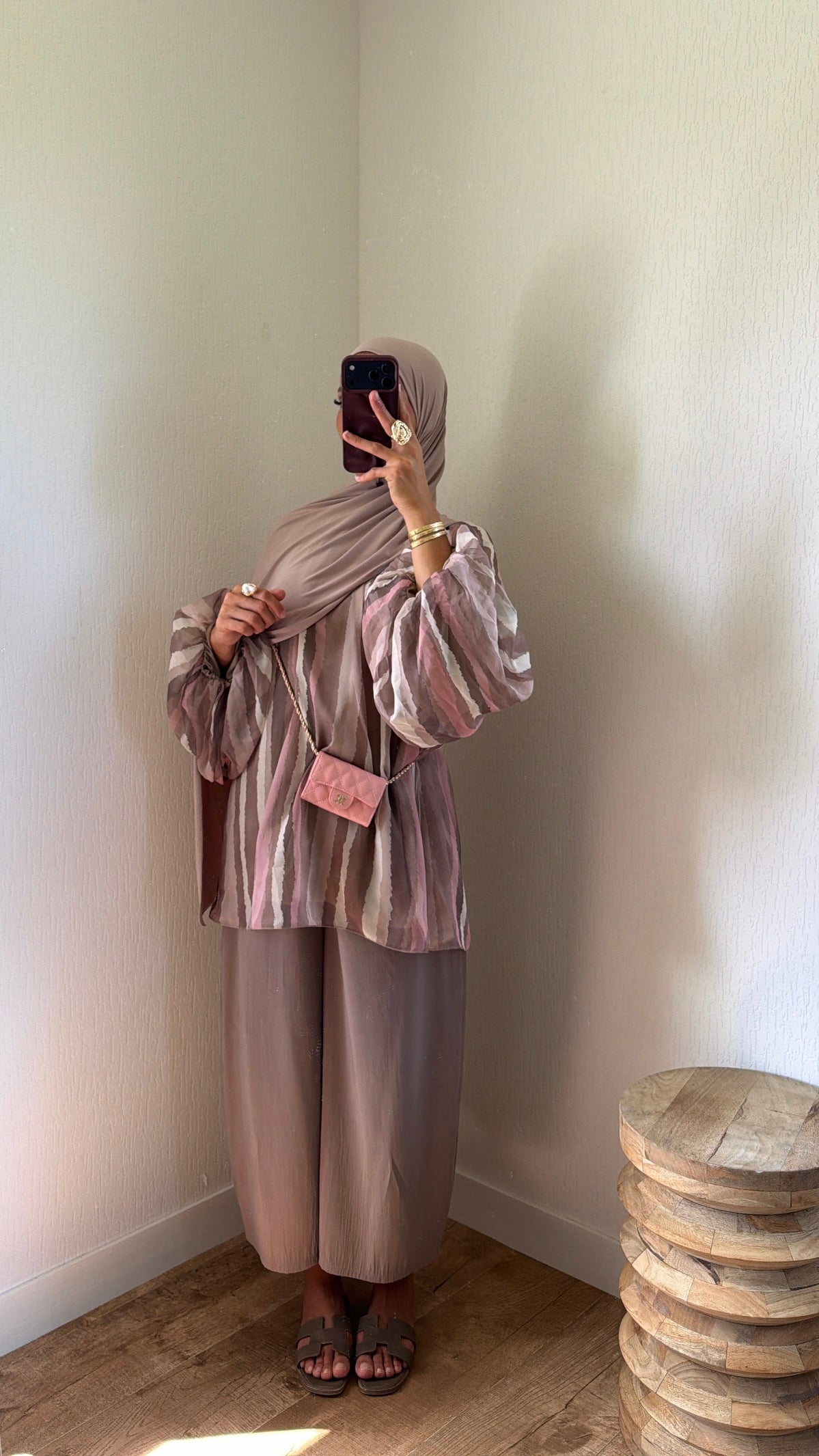 Blouse tricolore
