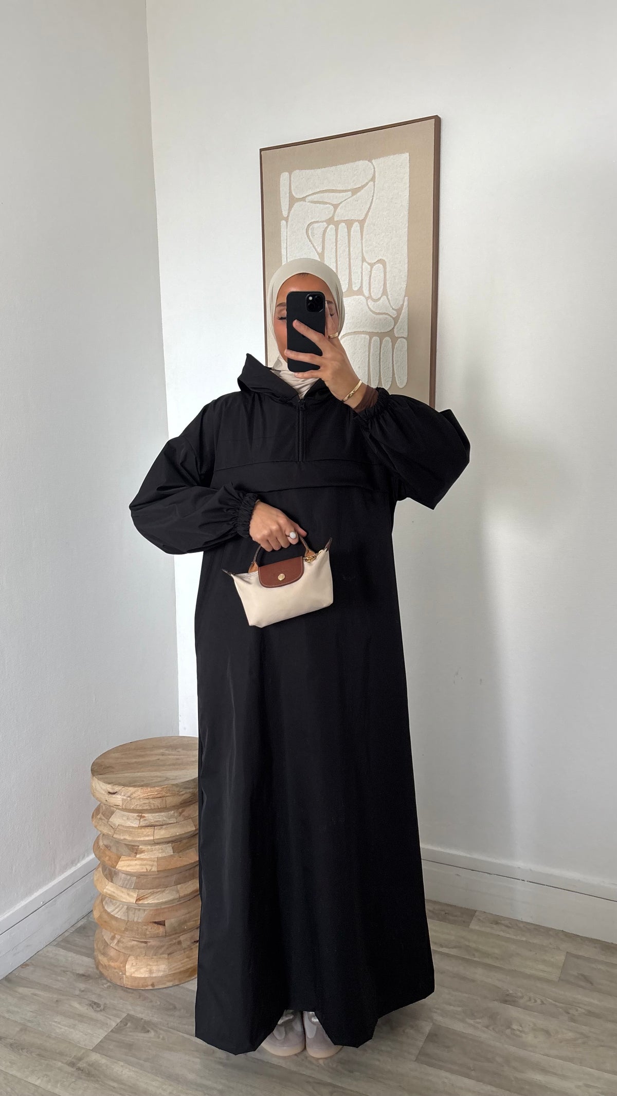 Robe imper à capuche