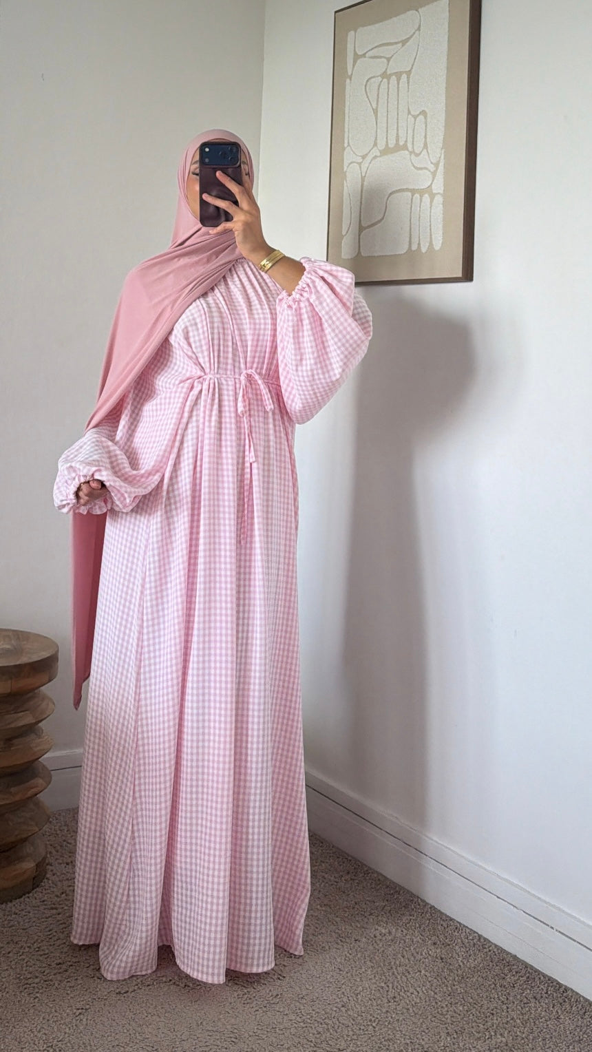 Robe à carreaux
