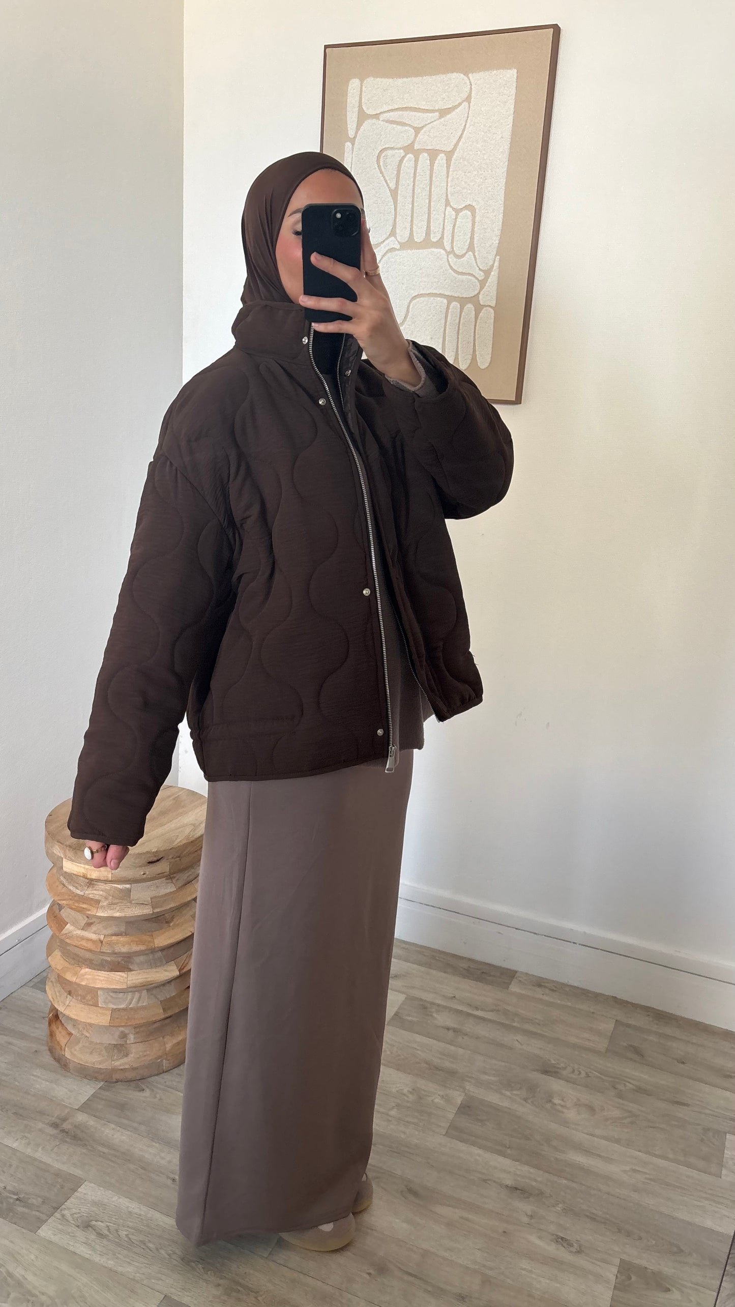 Veste matelassé ajustable de l’intérieur