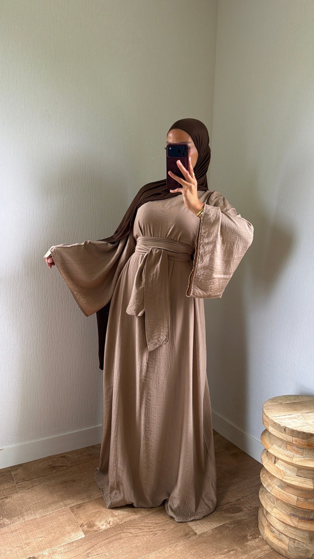 Robe simply ample ceinture