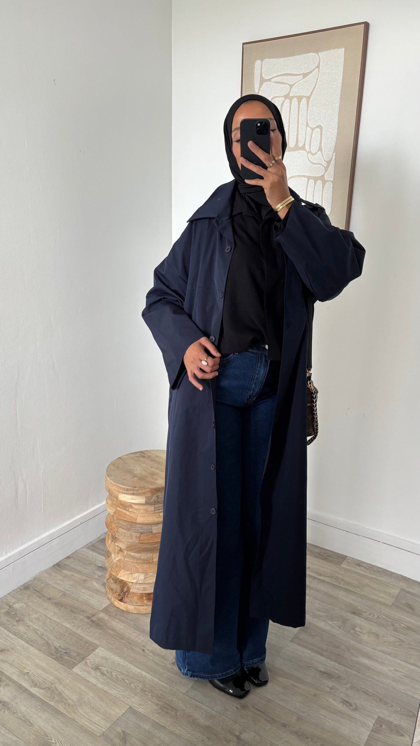 Imperméable coupe droite