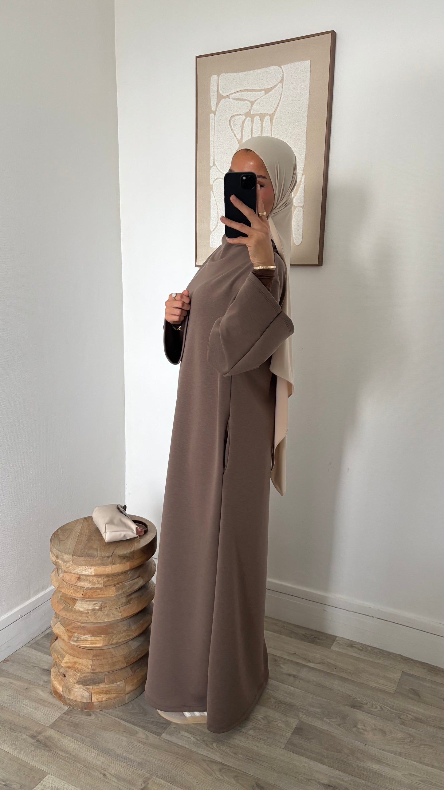 Abaya à poches