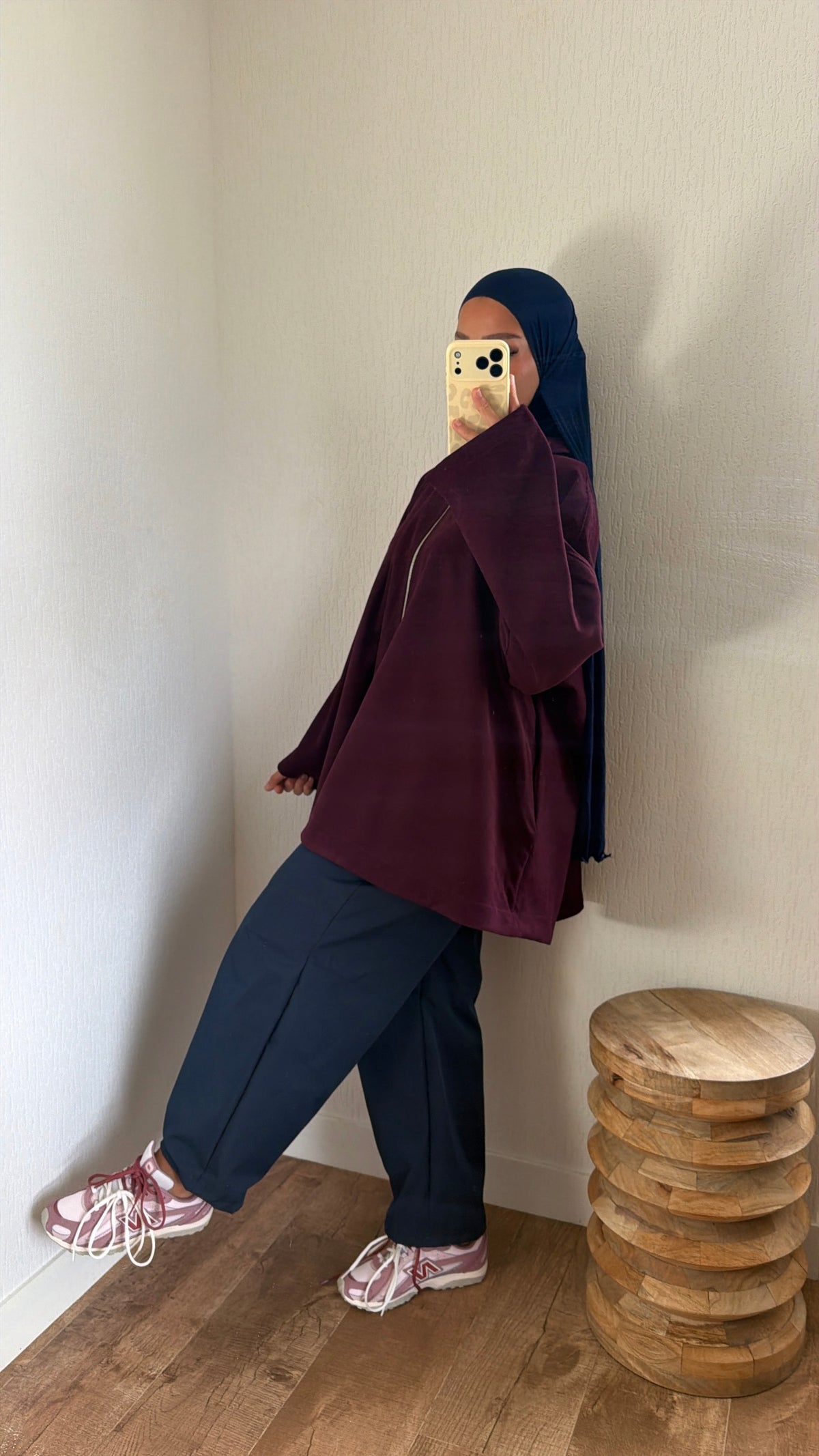 Veste à zip évasé