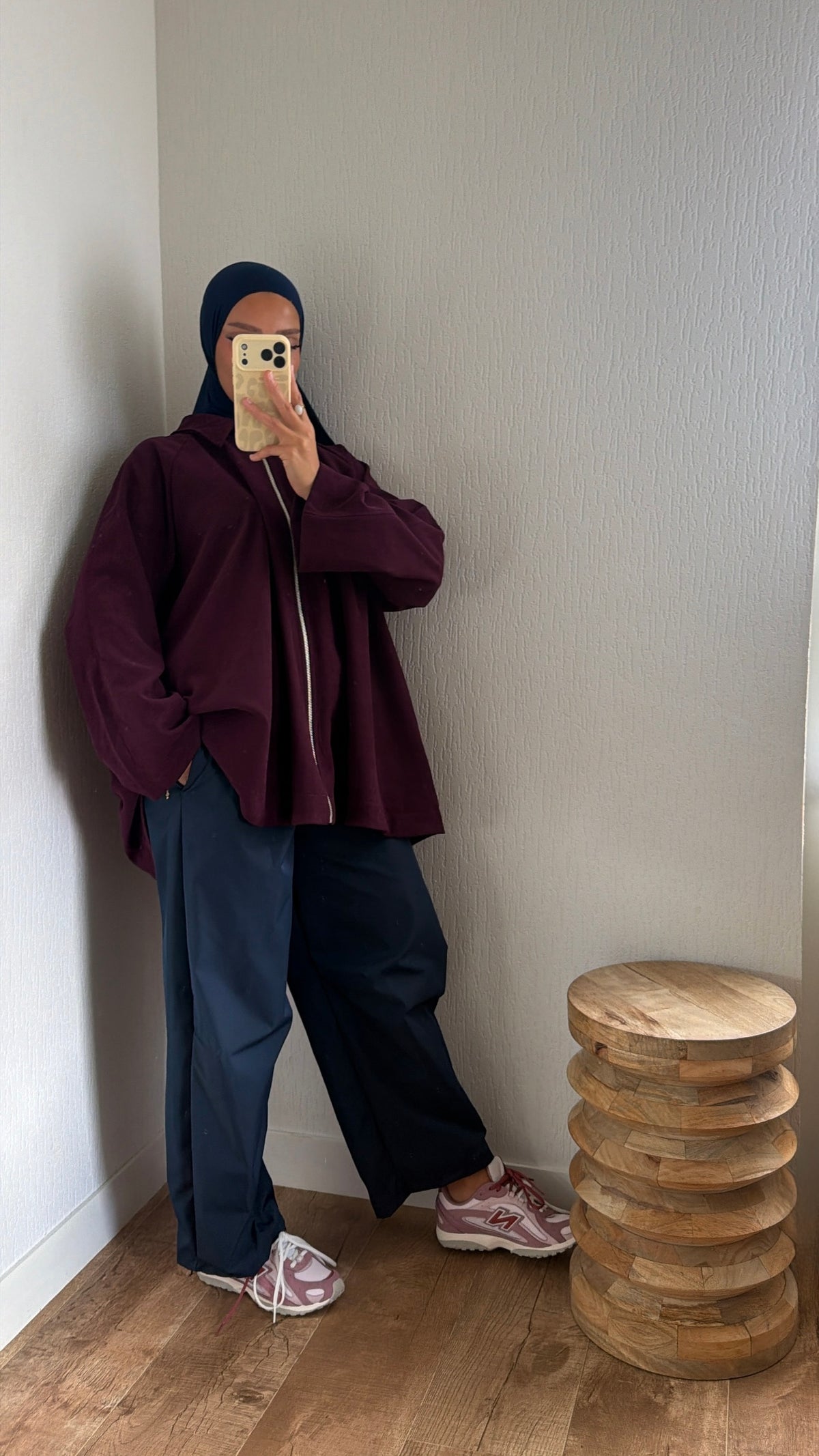 Veste à zip évasé