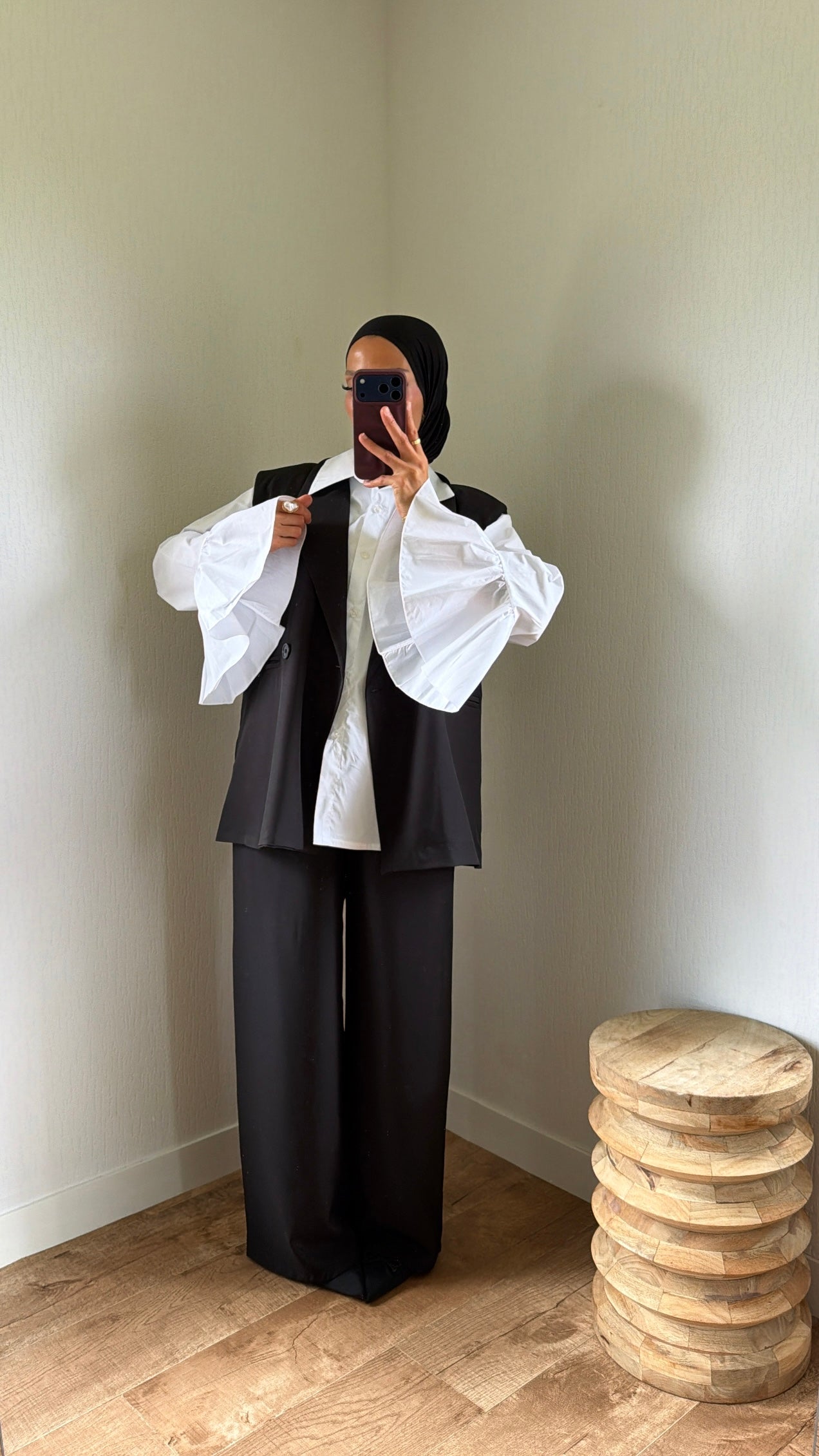 Ensemble tailleur sans manches