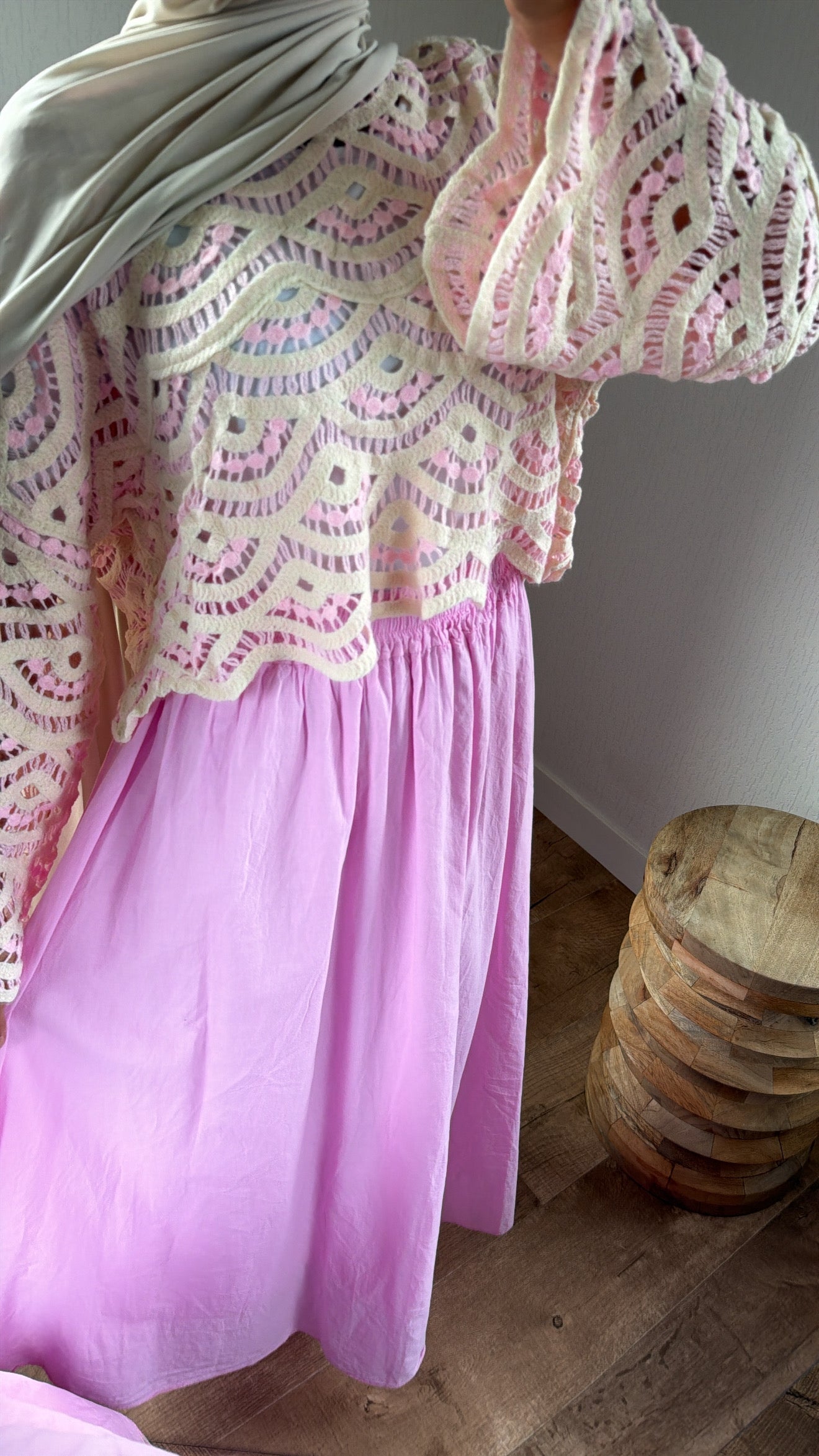 Haut en crochet