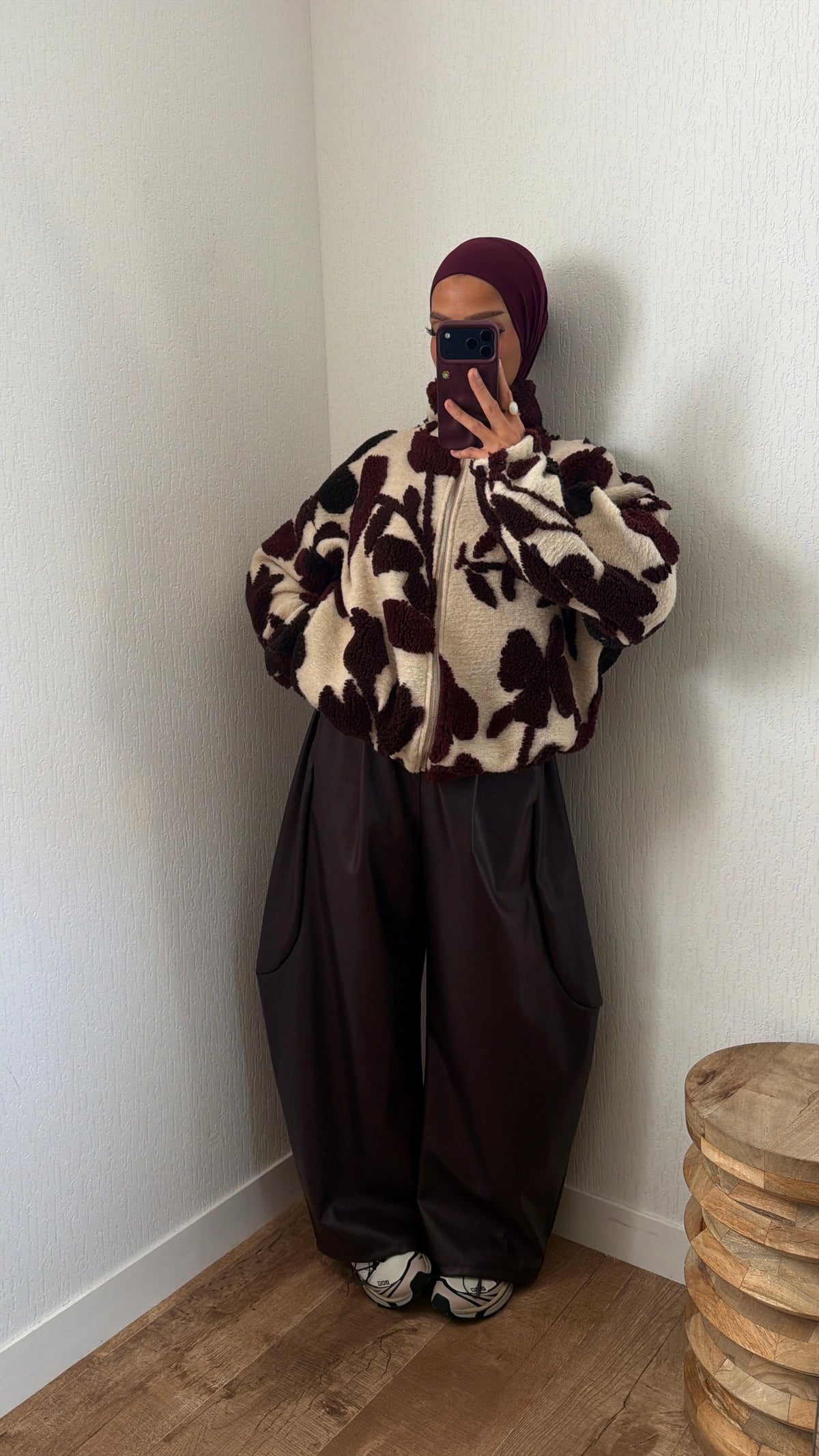 Veste effet bouclette