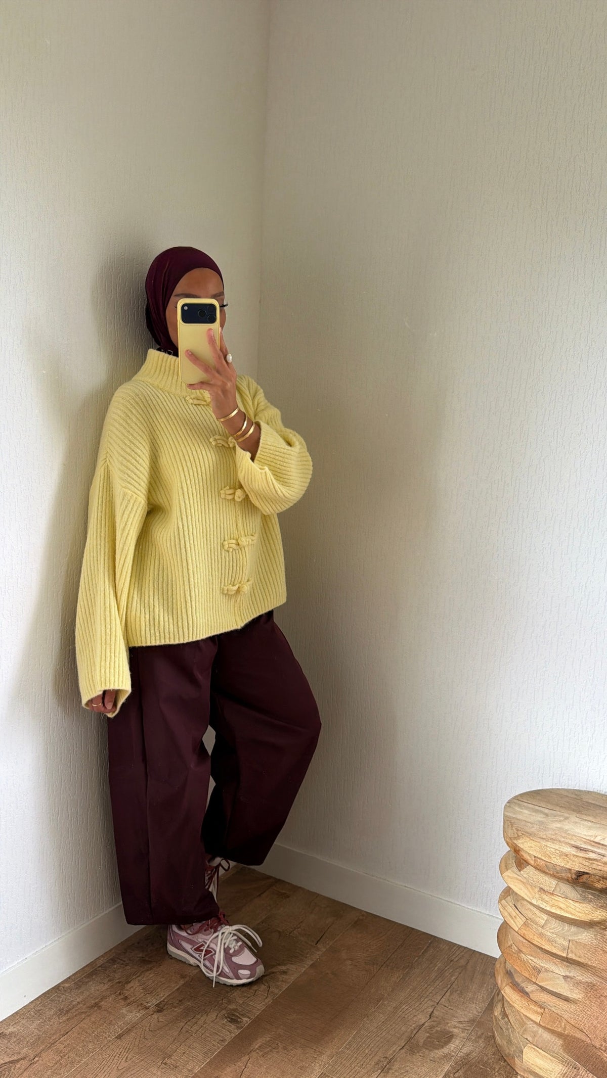 Pantalon effet imper