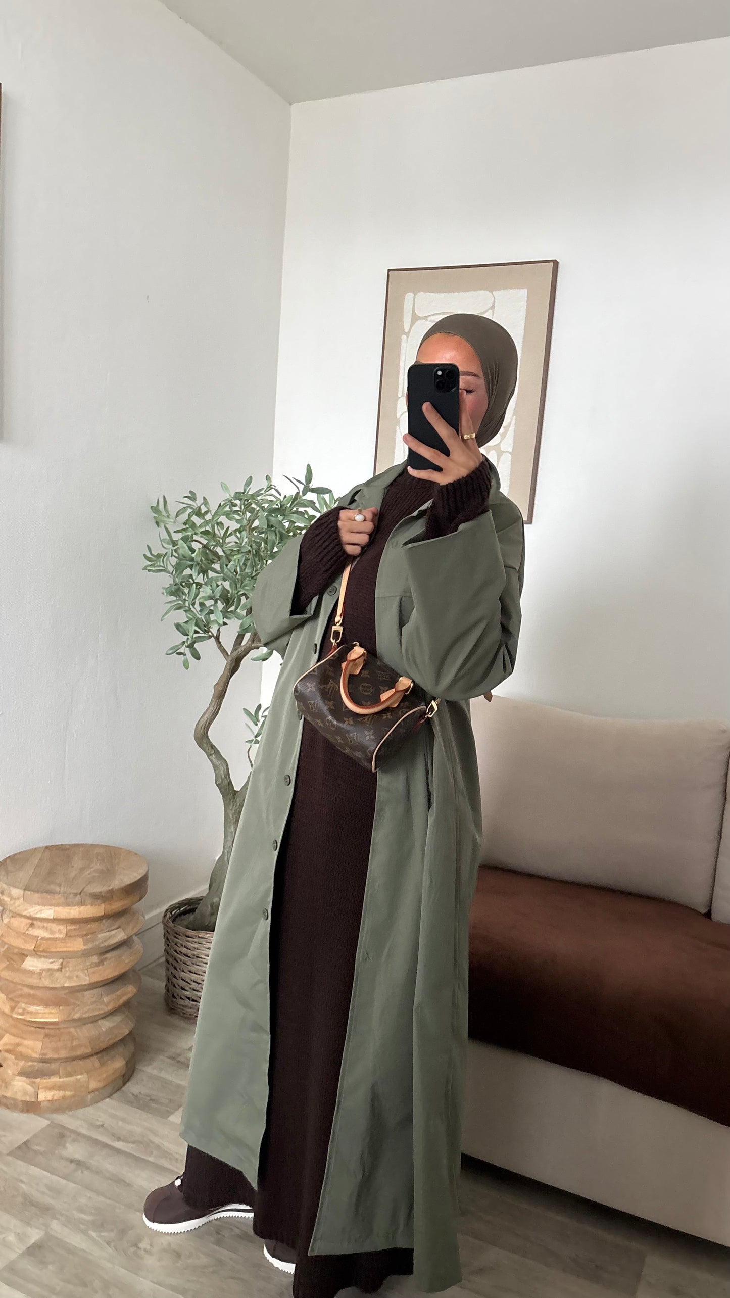 Veste imper coupe droite