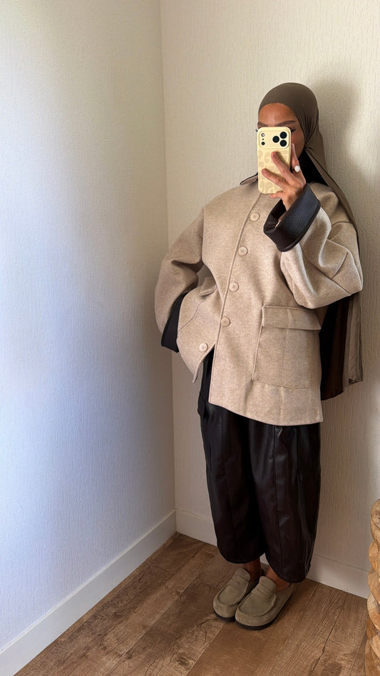 Veste bi matières