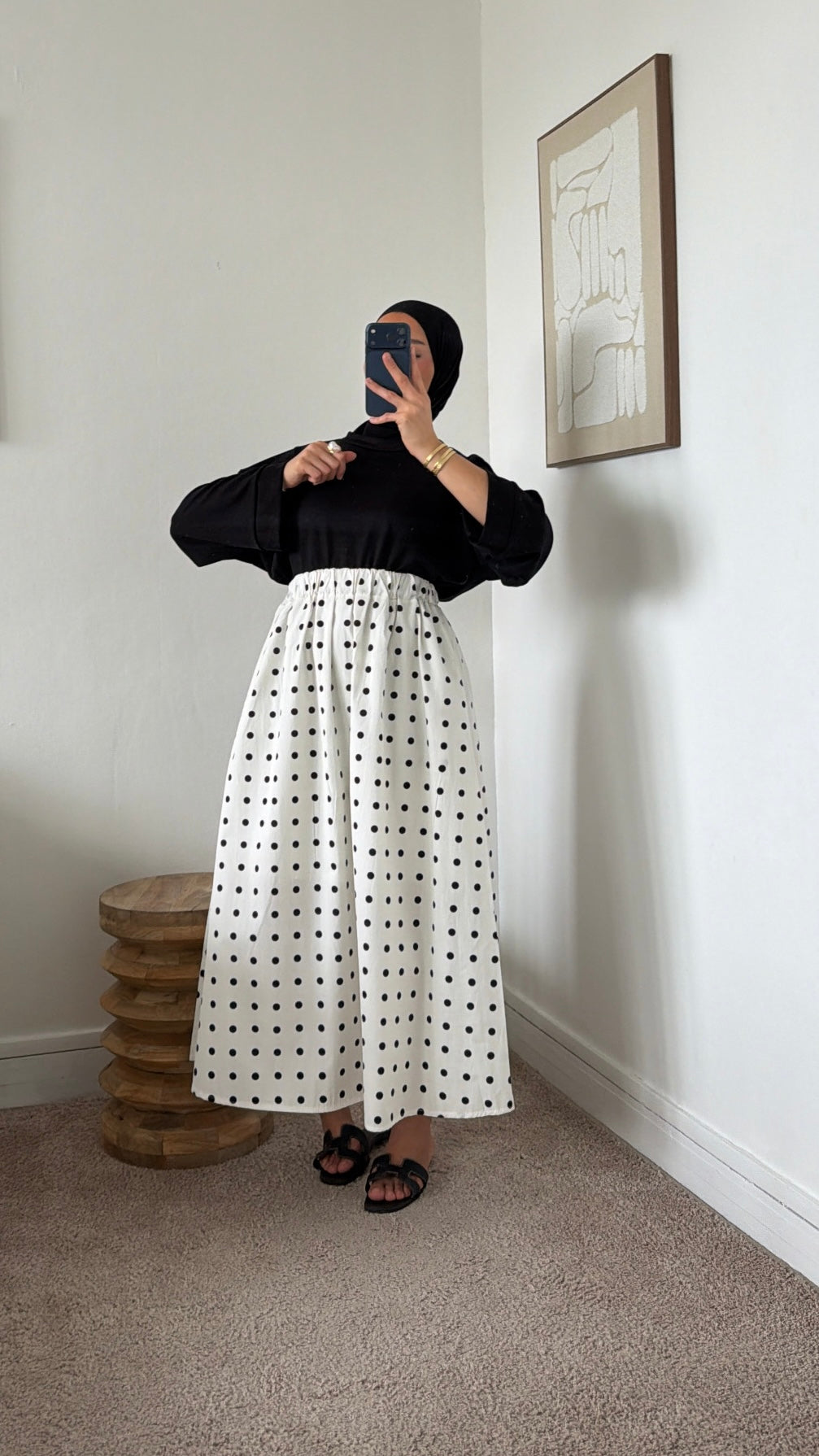 Jupe Poppie à pois