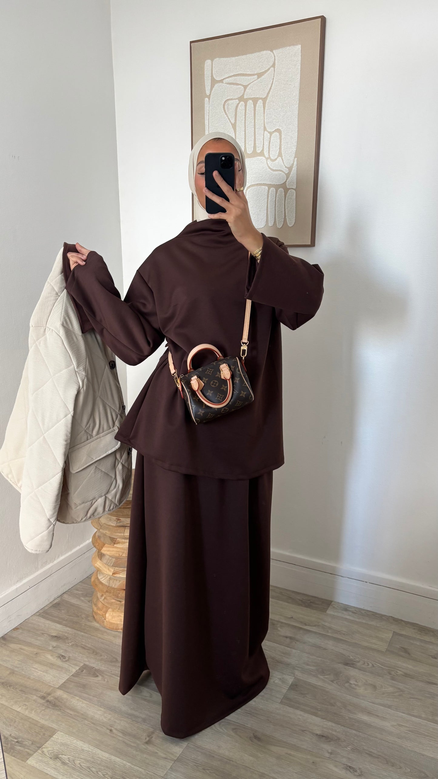 Ensemble jupe en viscose