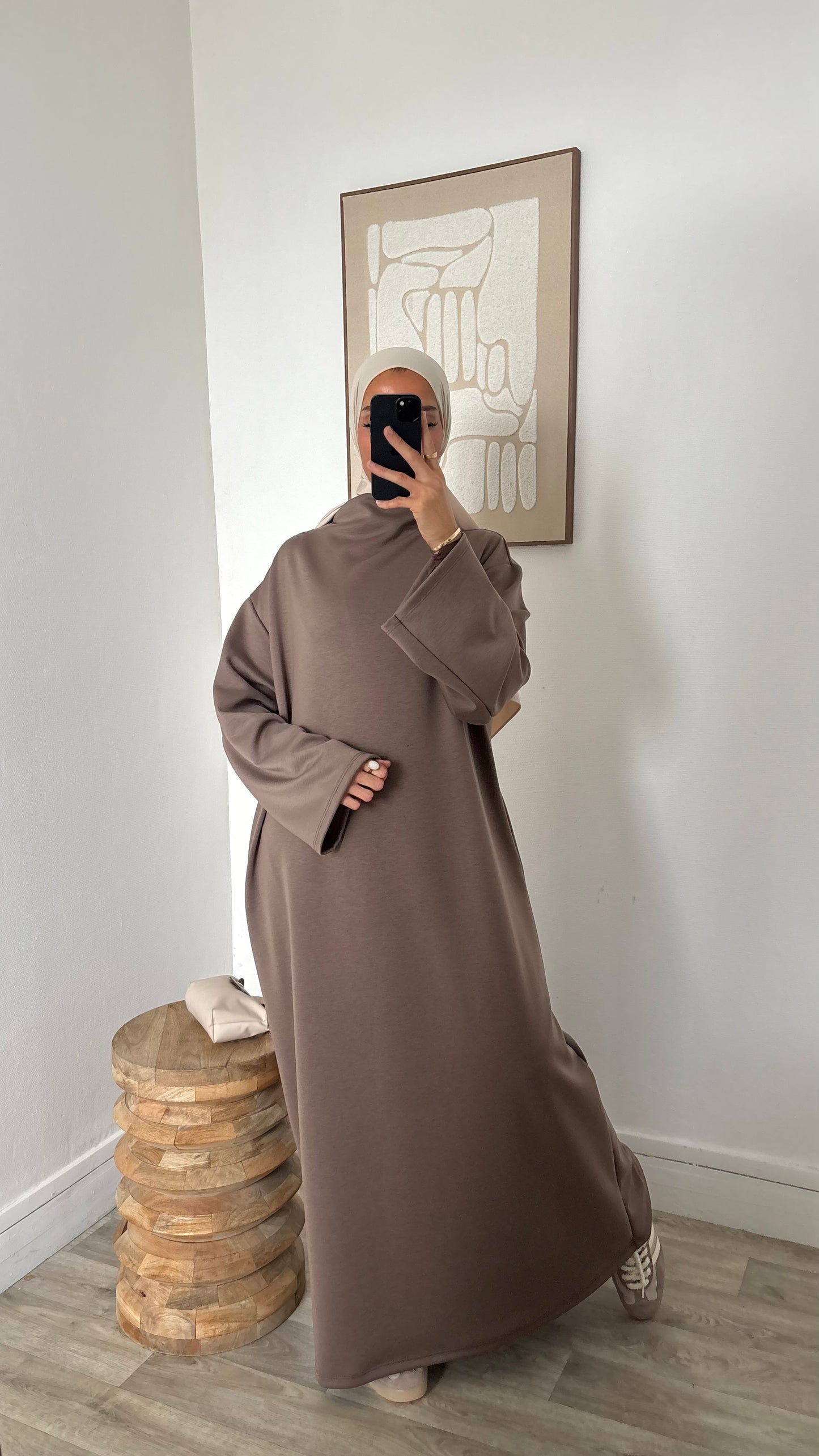 Abaya à poches