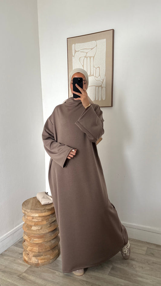 Abaya à poches