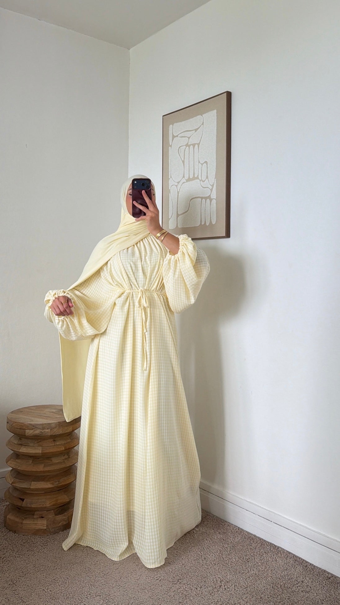 Robe à carreaux