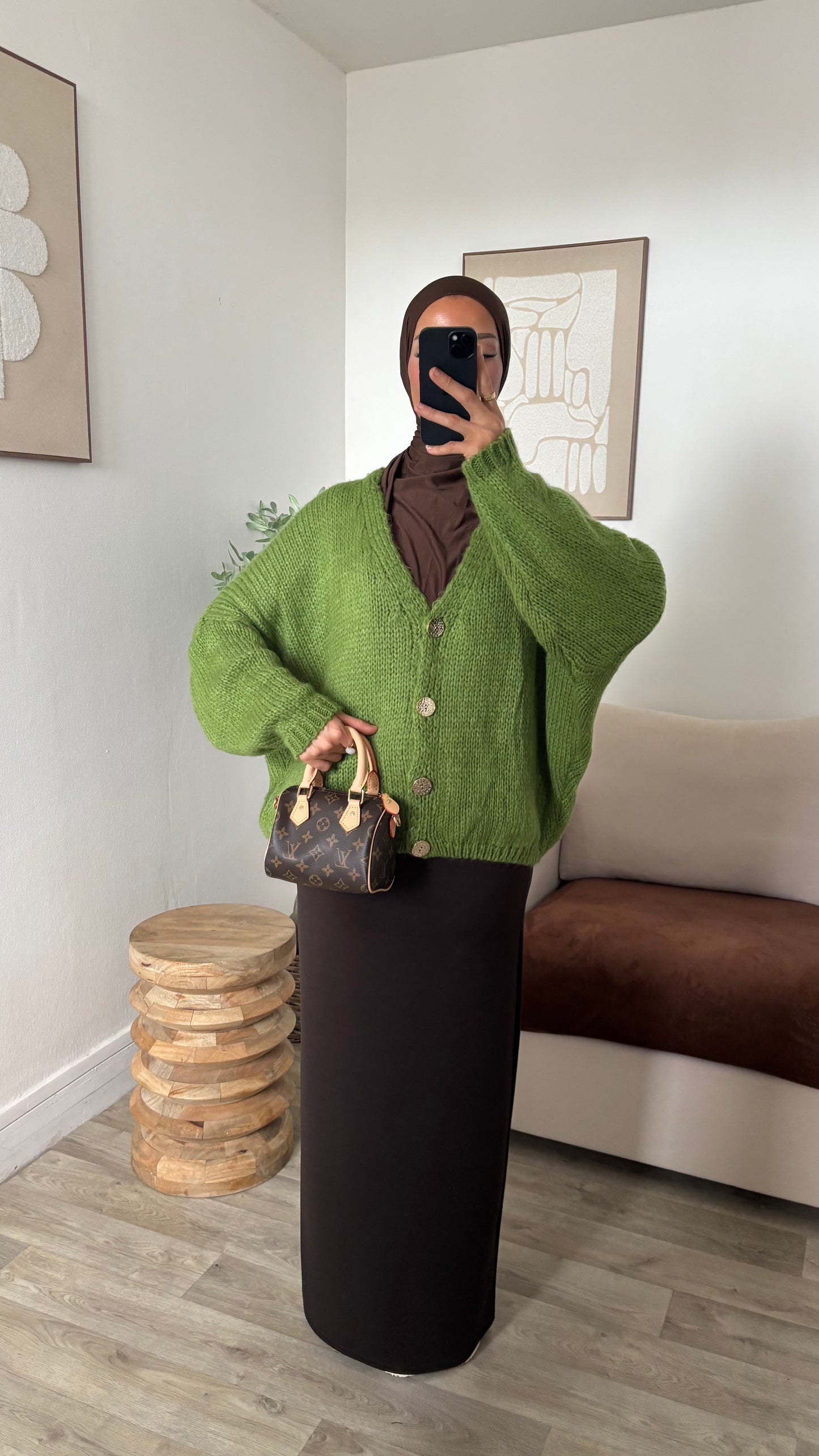 Gilet à bouton dorée