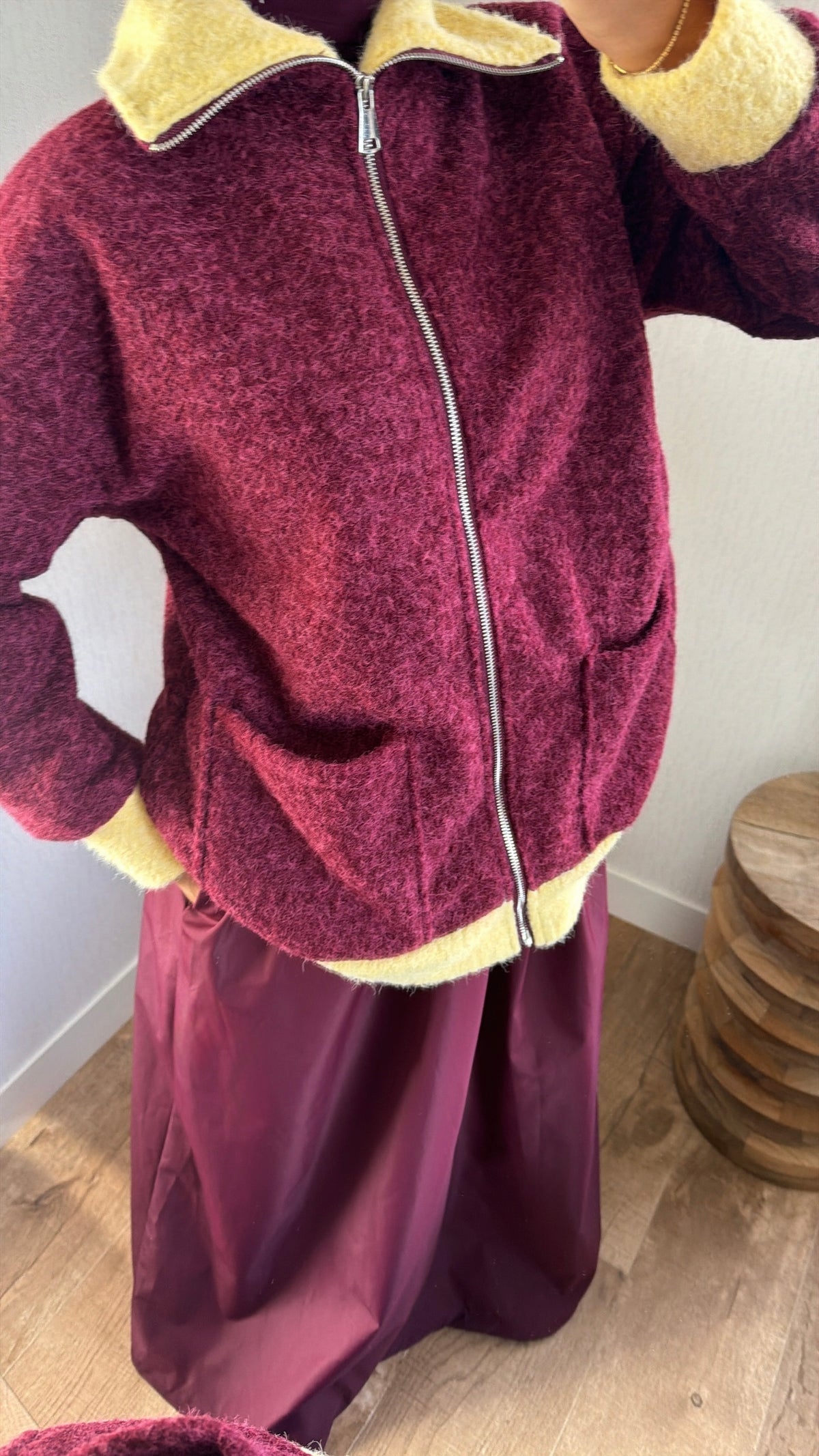 Veste bi couleurs