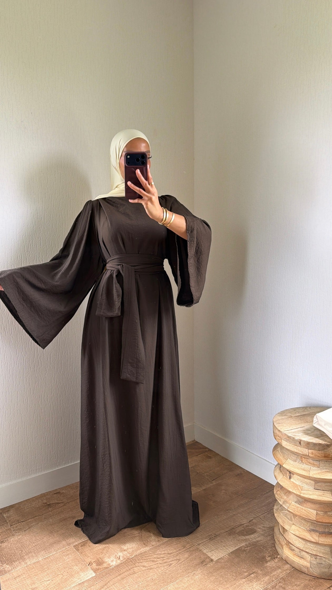 Robe simply ample ceinture