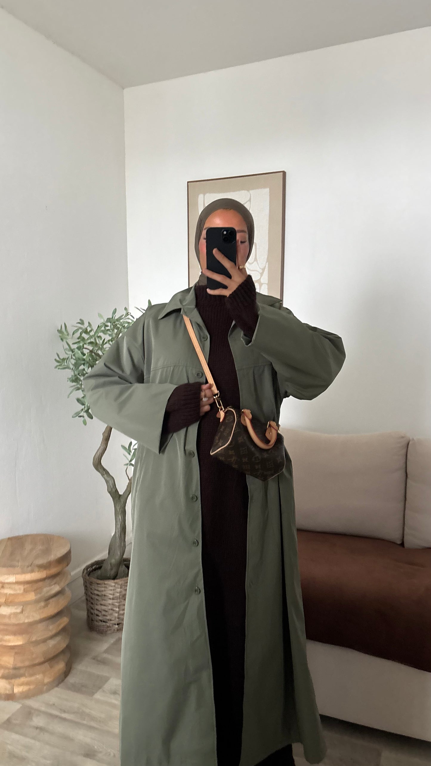 Veste imper coupe droite