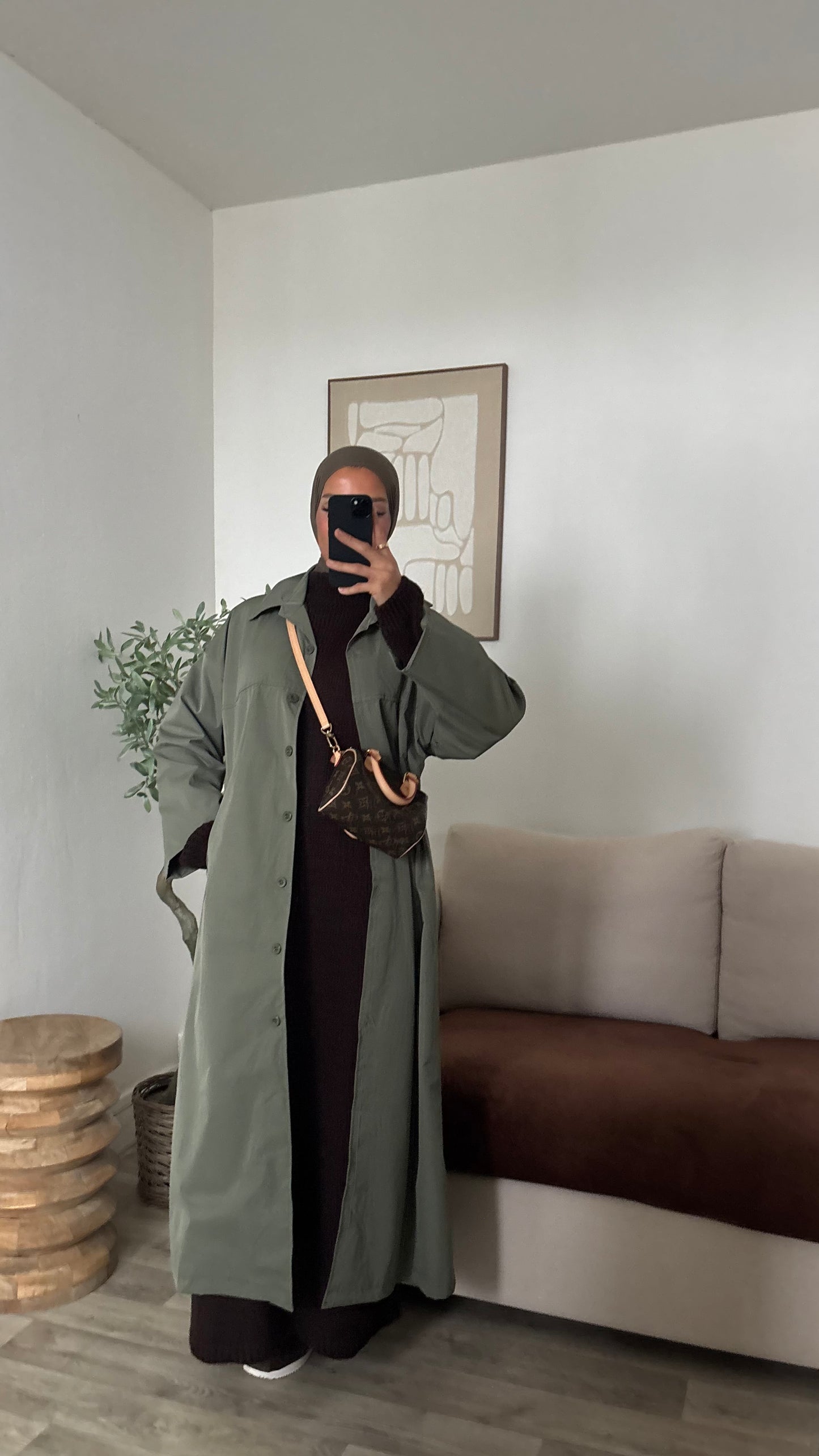 Veste imper coupe droite