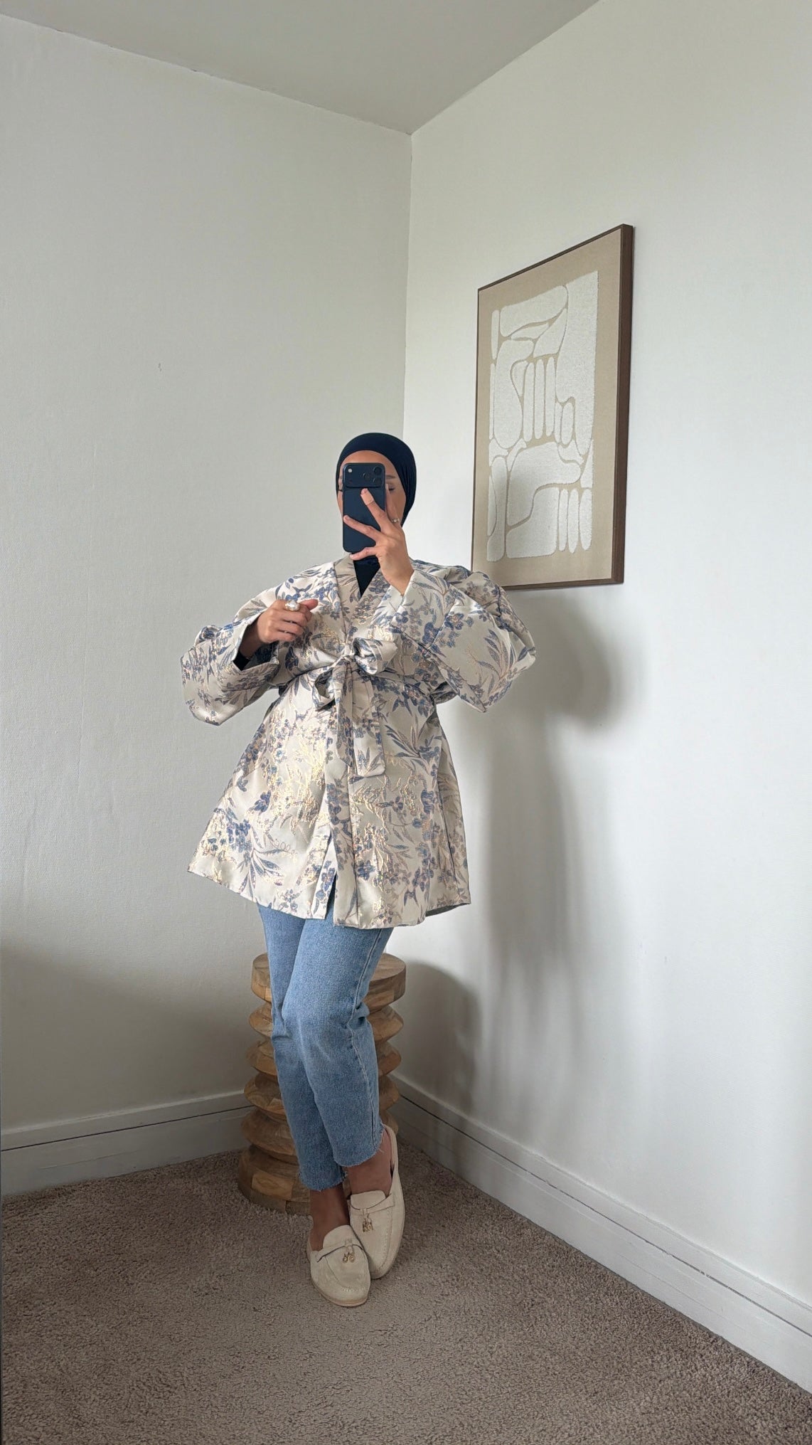Veste en brocart