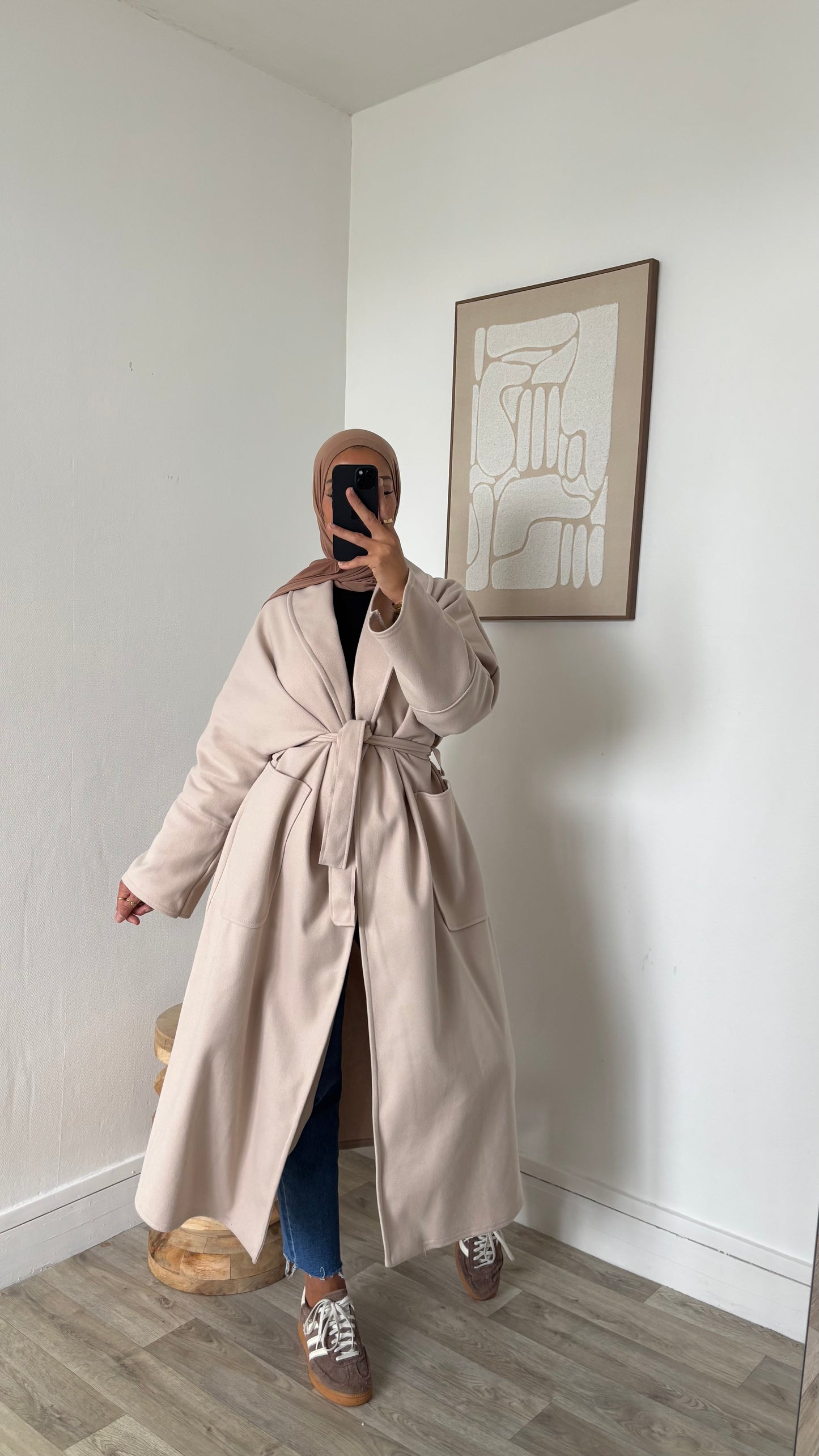 Manteau simply à nouer