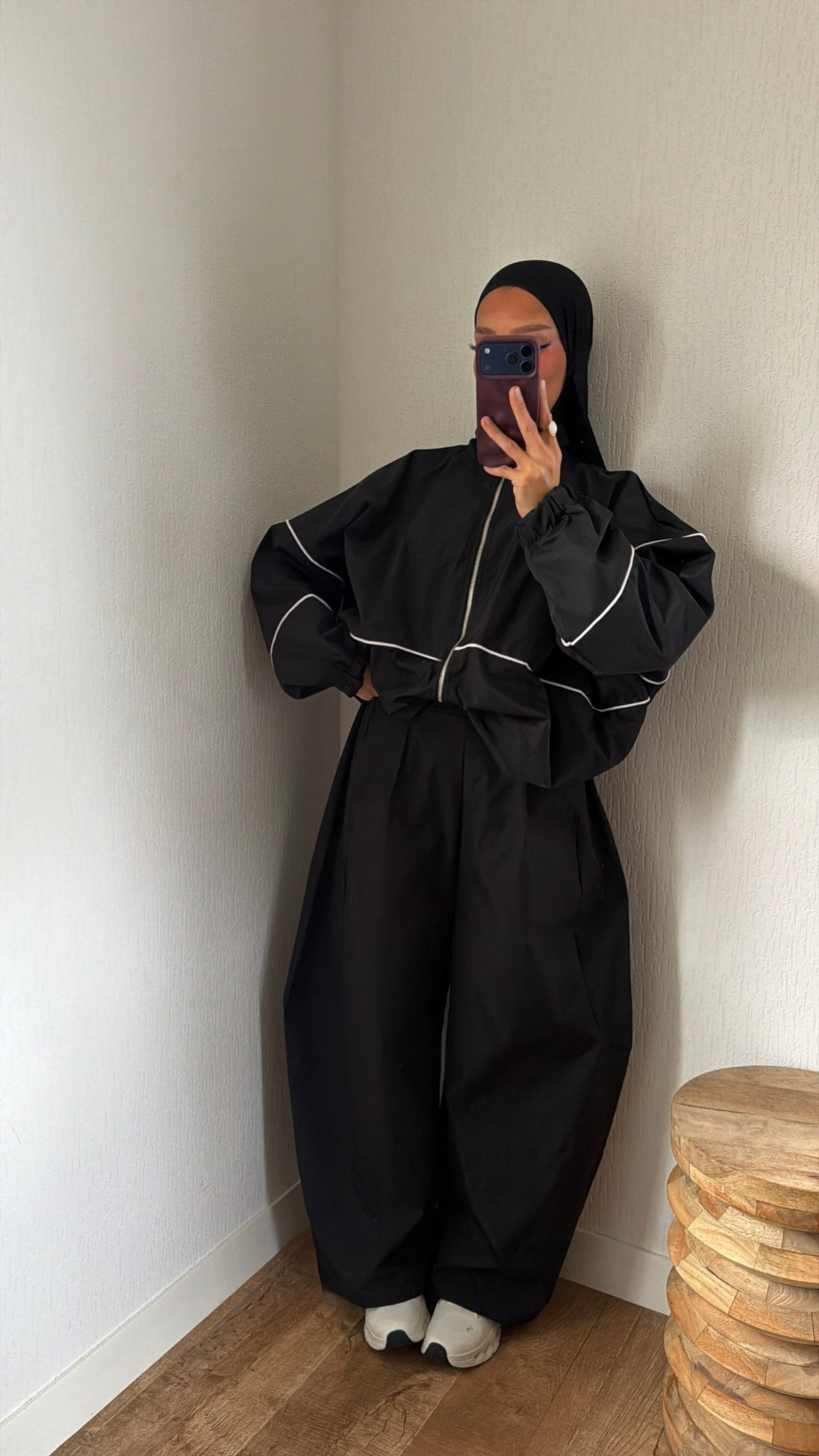 Veste oversize ajustable