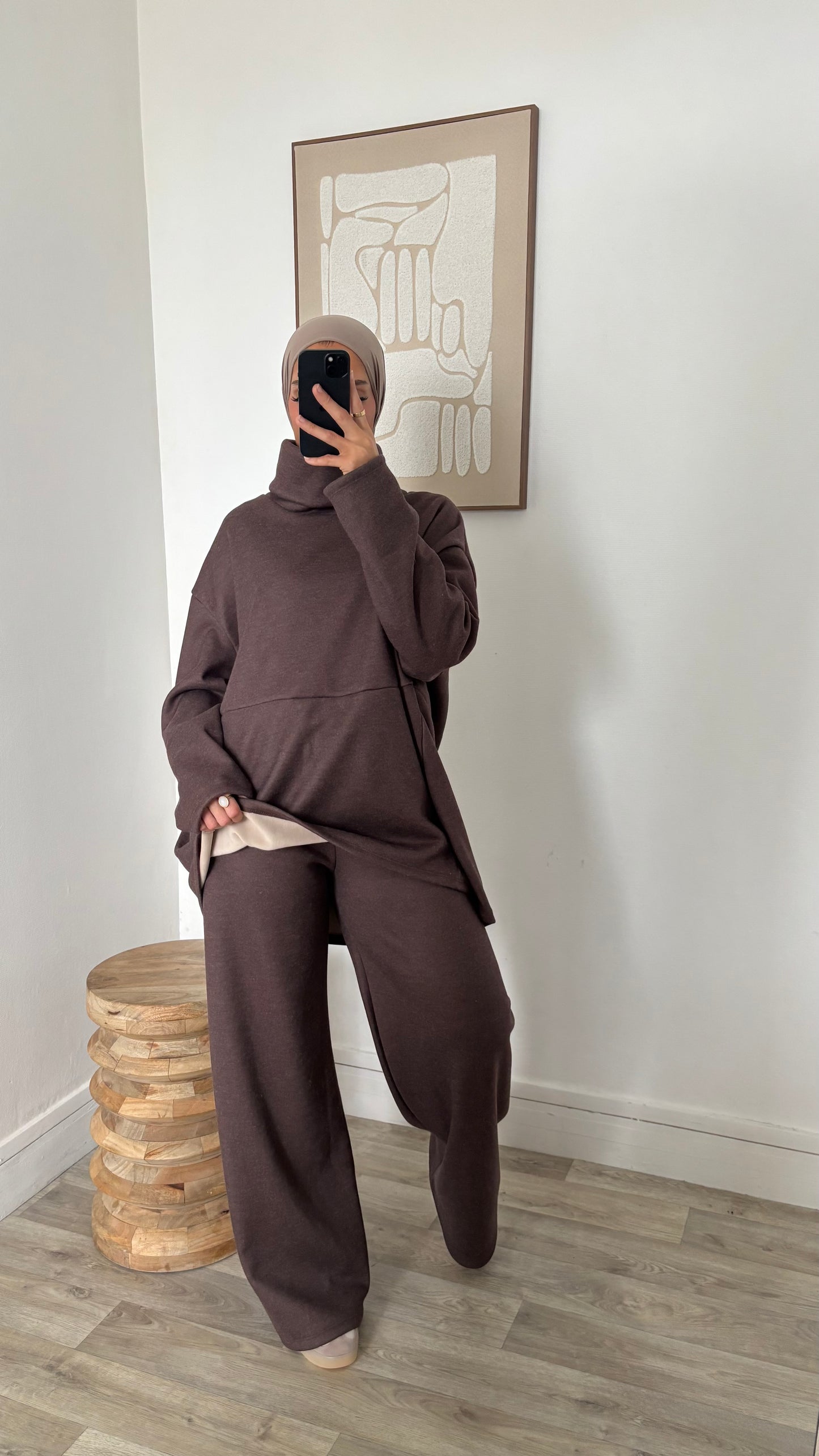 Ensemble dos plus long à col