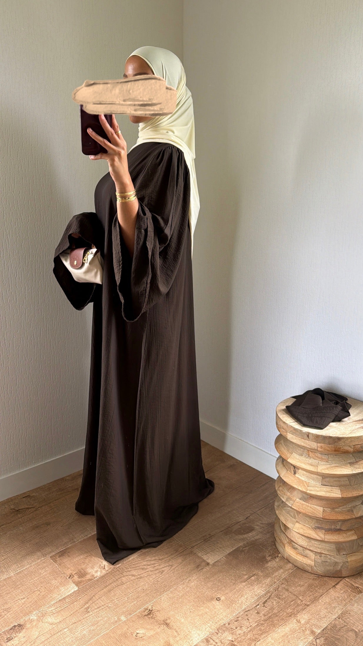 Robe simply ample ceinture