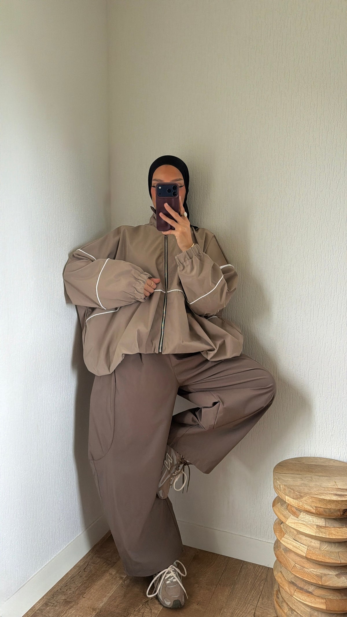 Veste oversize ajustable
