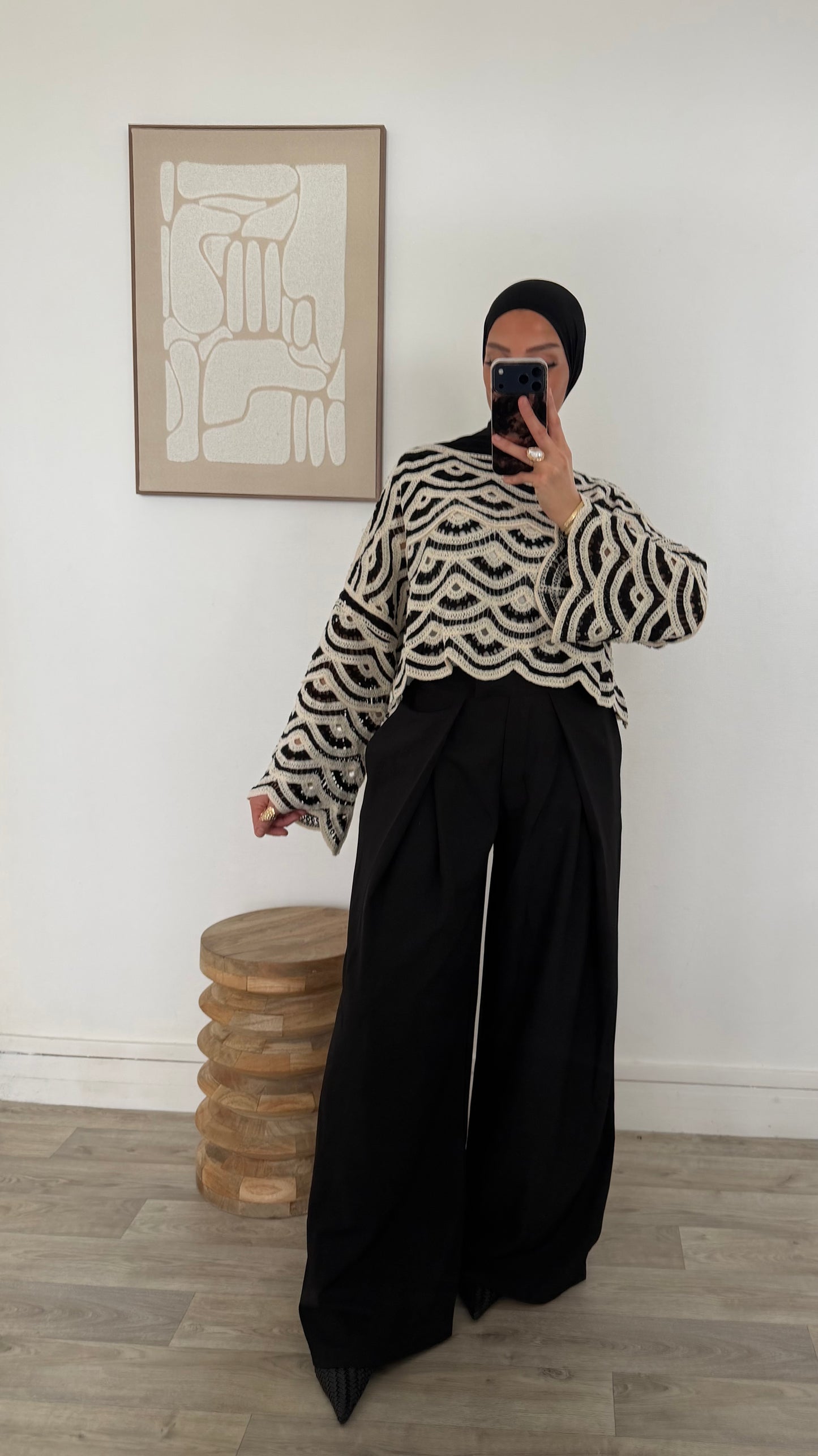 Haut en crochet
