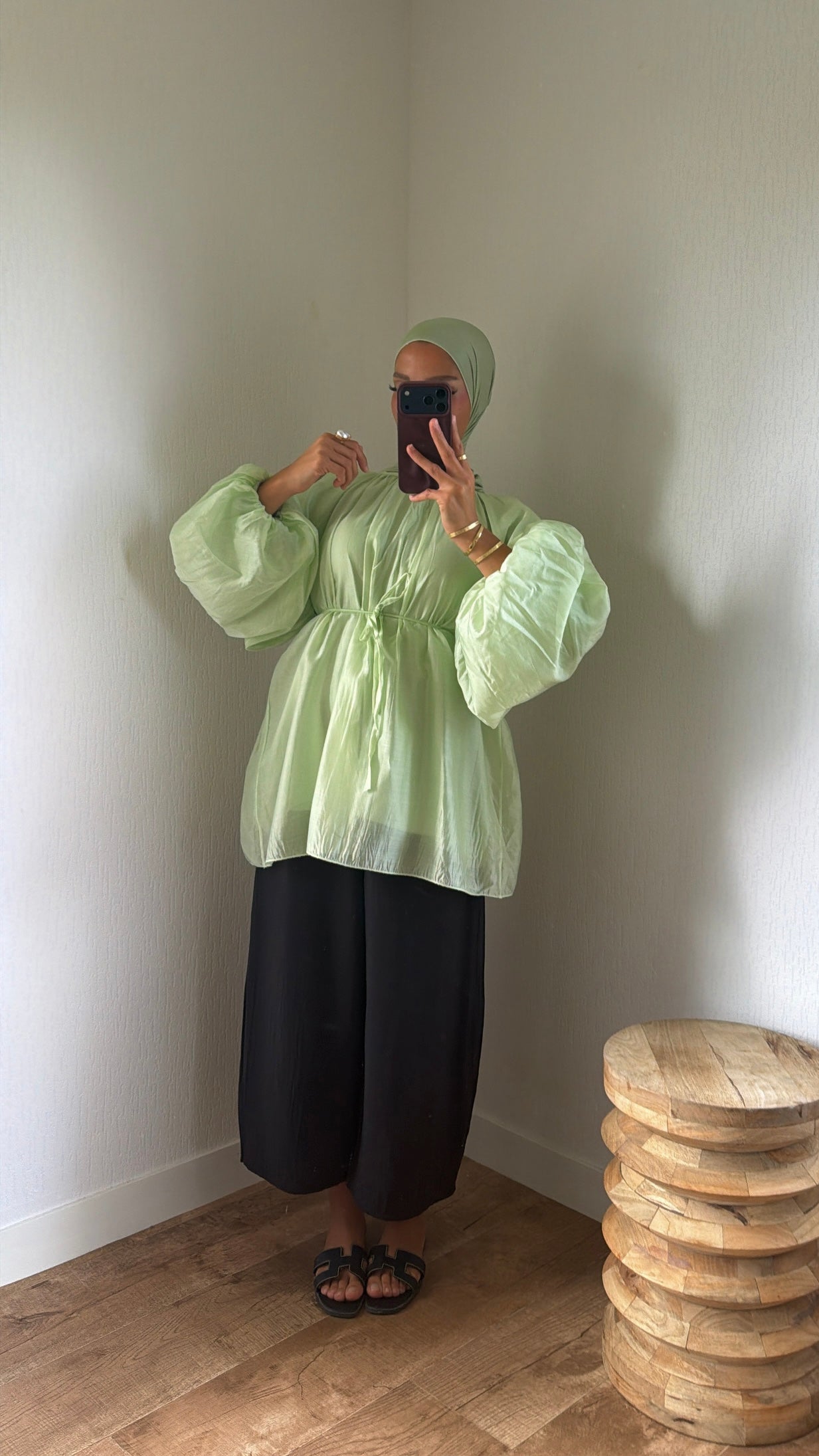 Blouse manches bouffantes