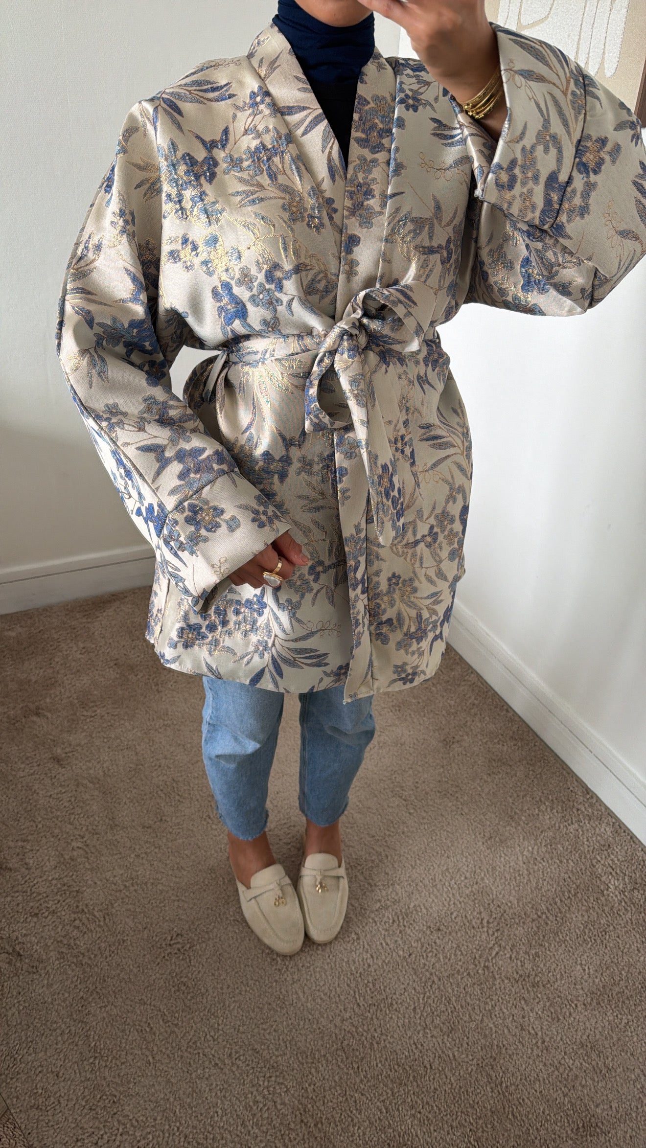 Veste en brocart