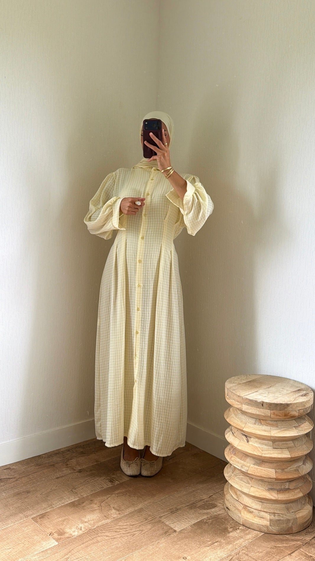 Robe chemise ajustable