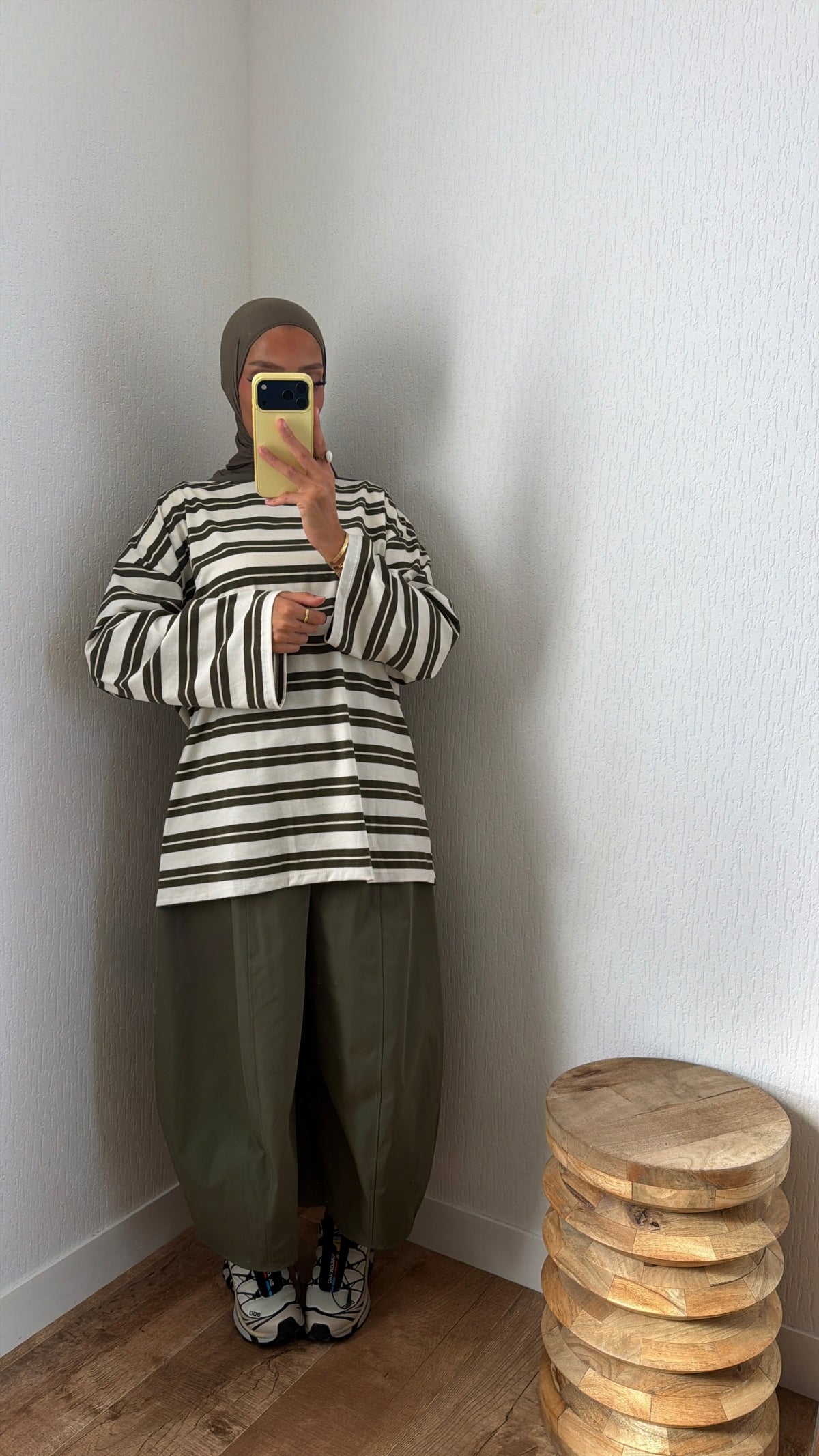 Pantacourt oversize effet imper