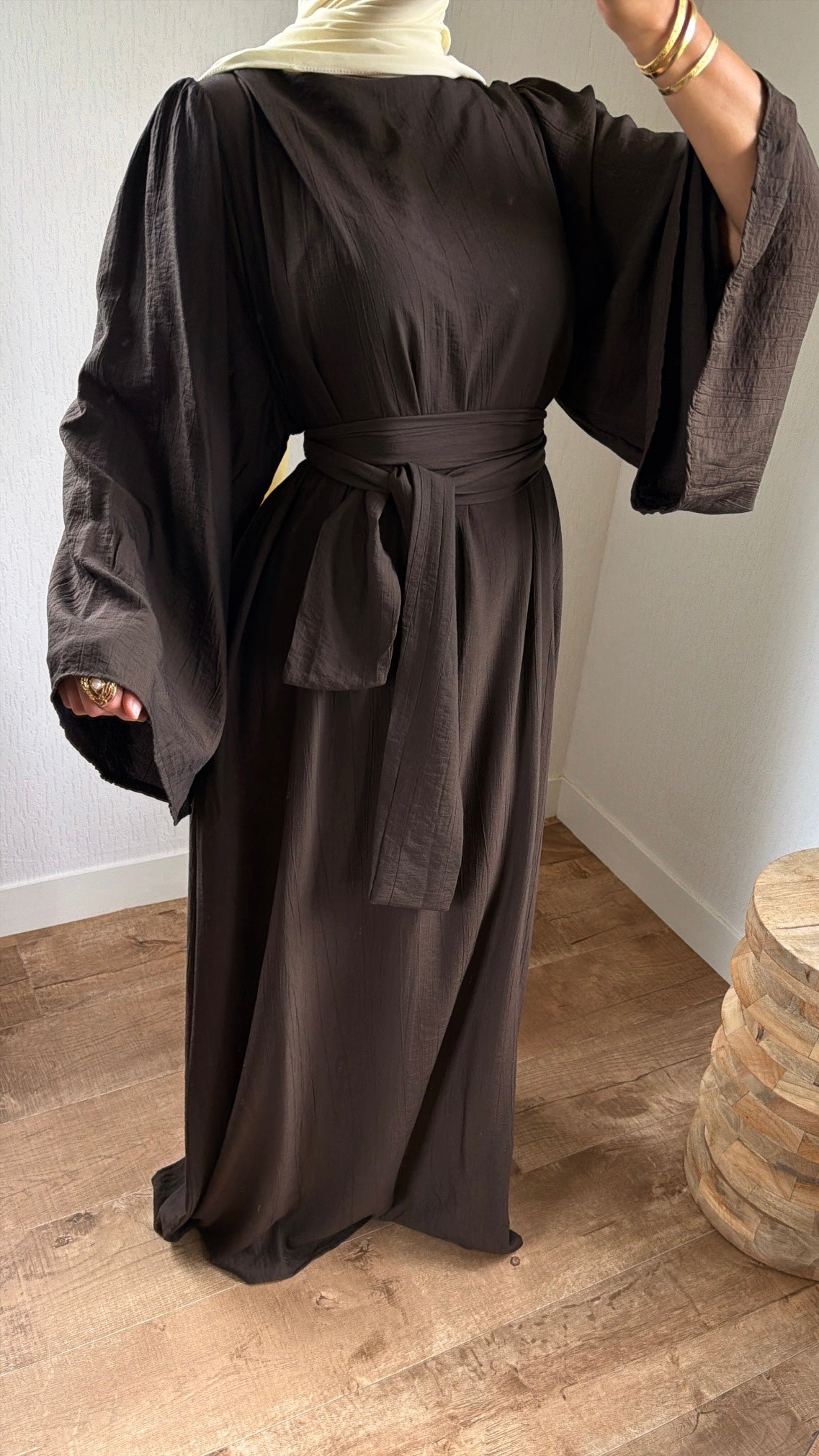 Robe simply ample ceinture