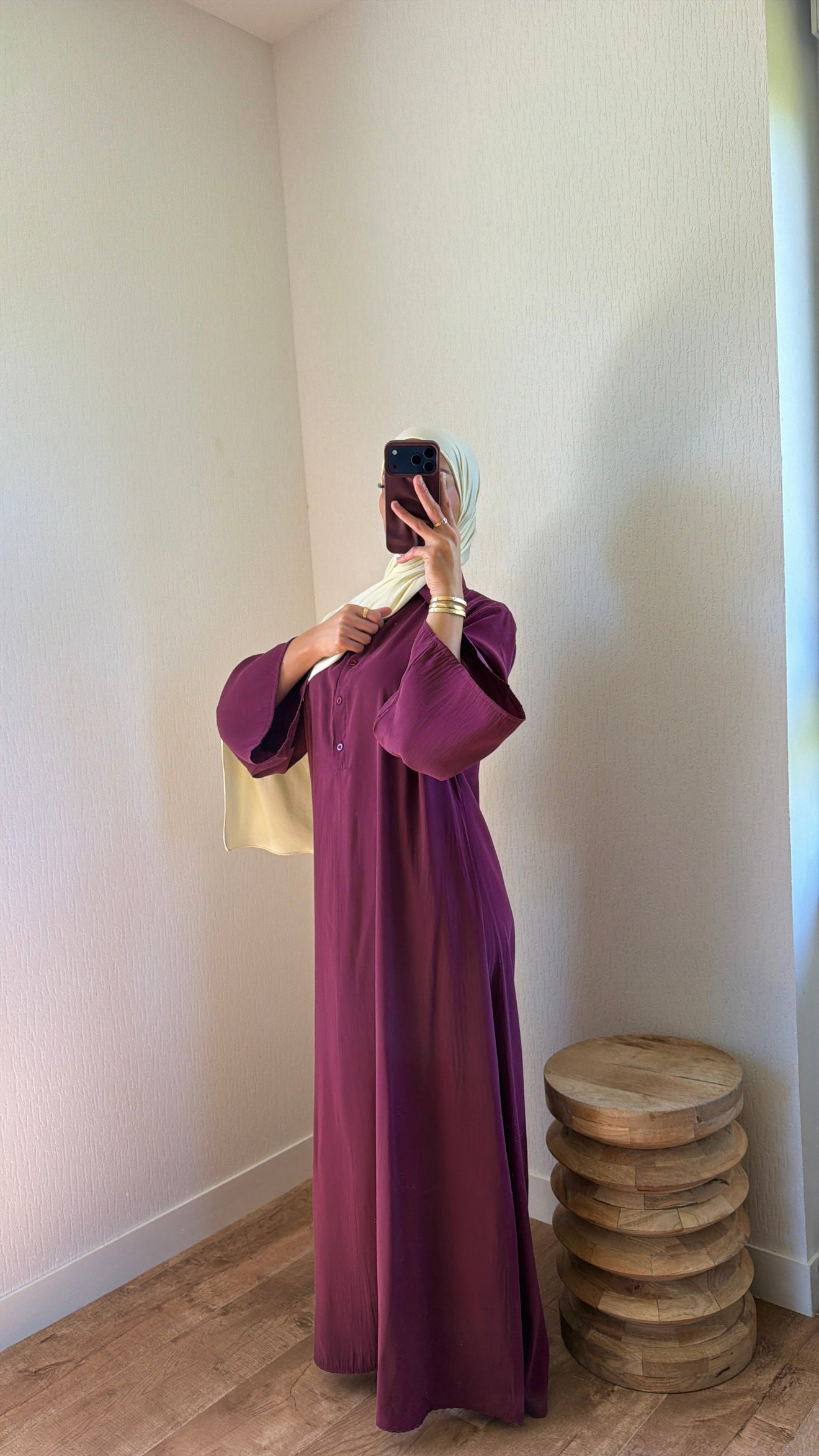 Robe chemise avec ceinture