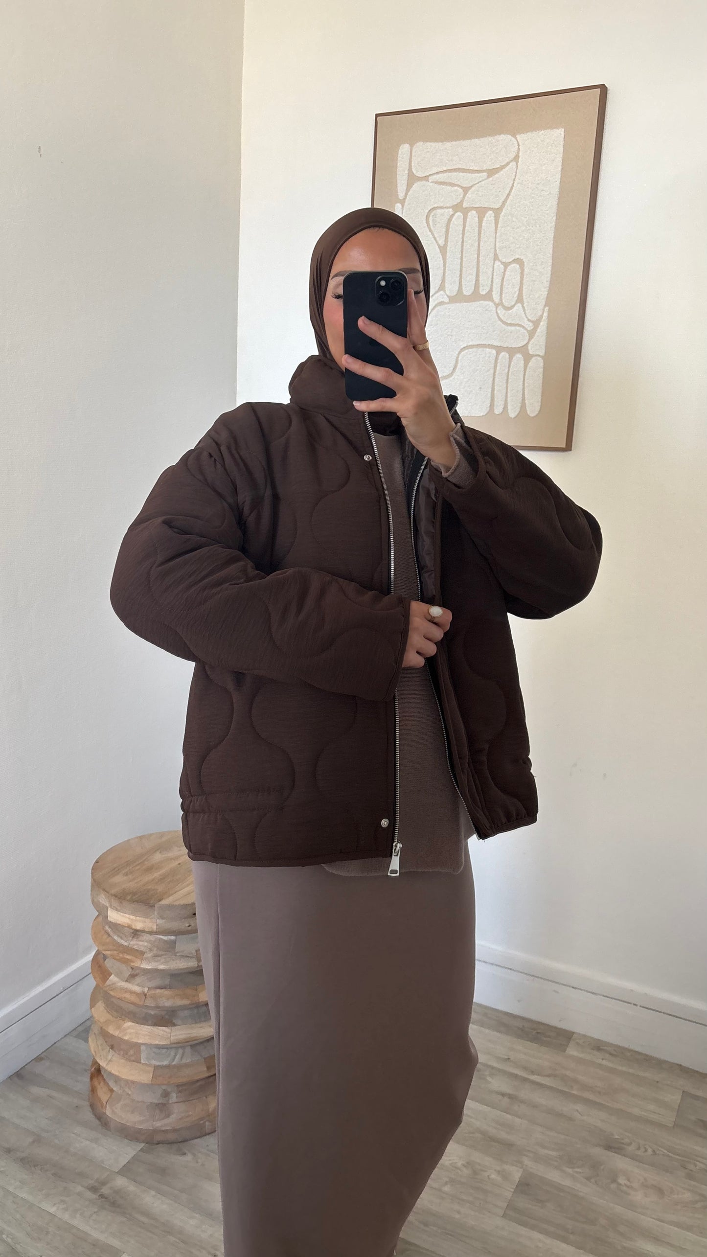 Veste matelassé ajustable de l’intérieur