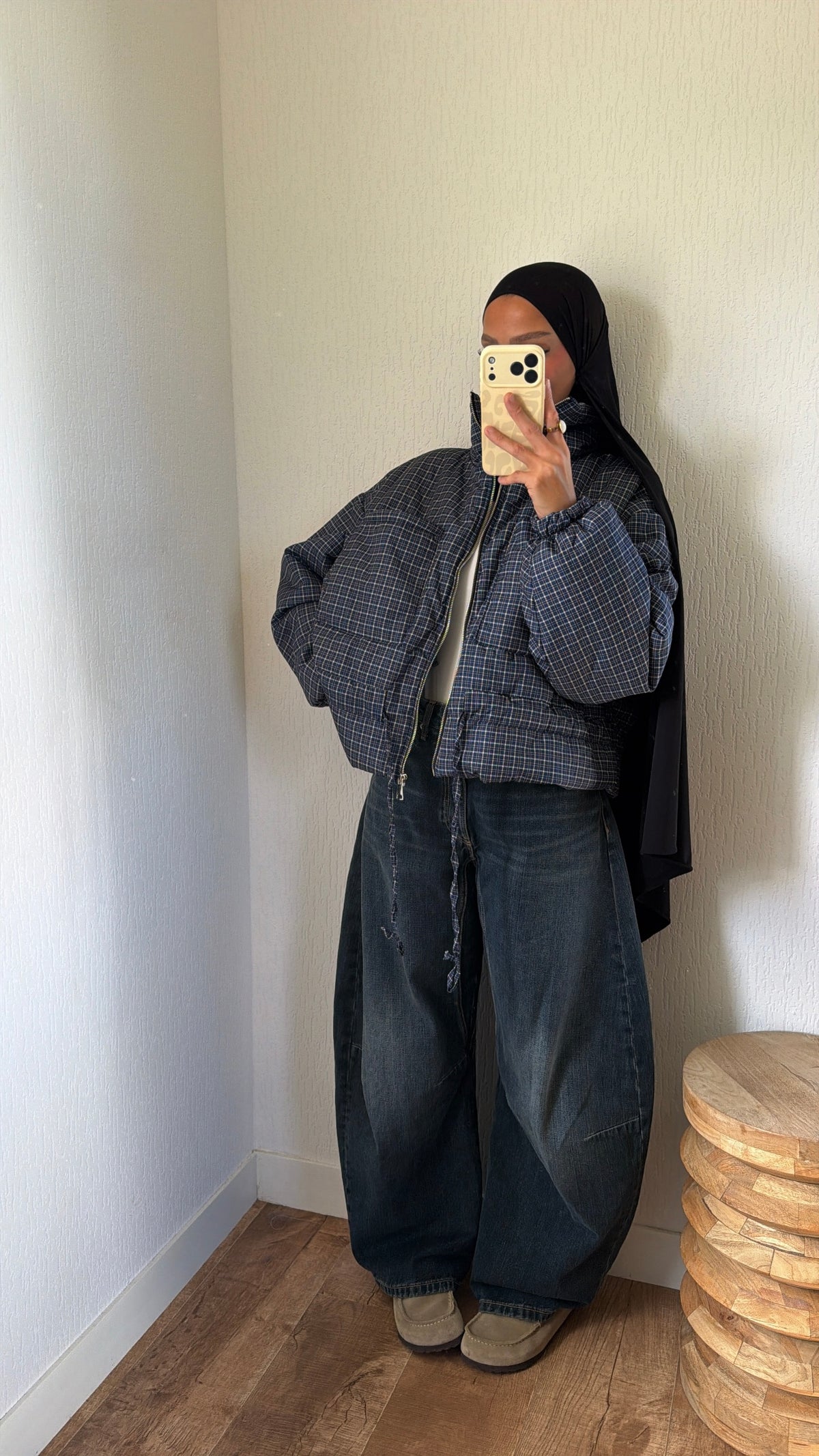 Bomber ajustable détails poches