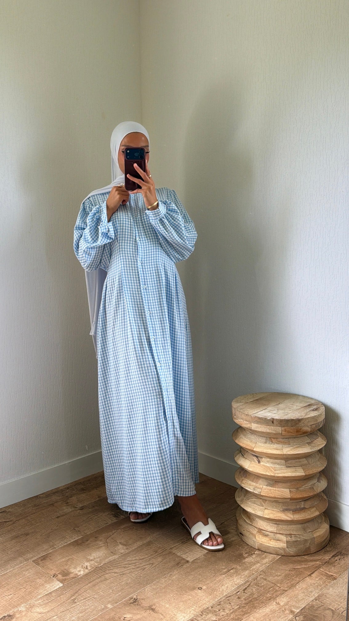 Robe chemise ajustable