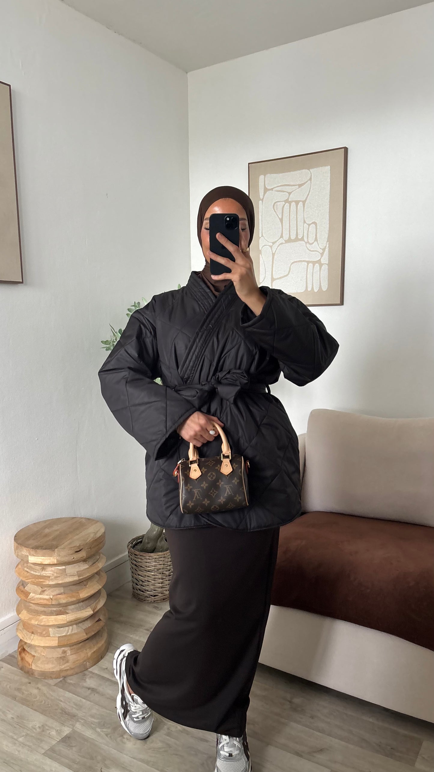 Veste matelassé croisé