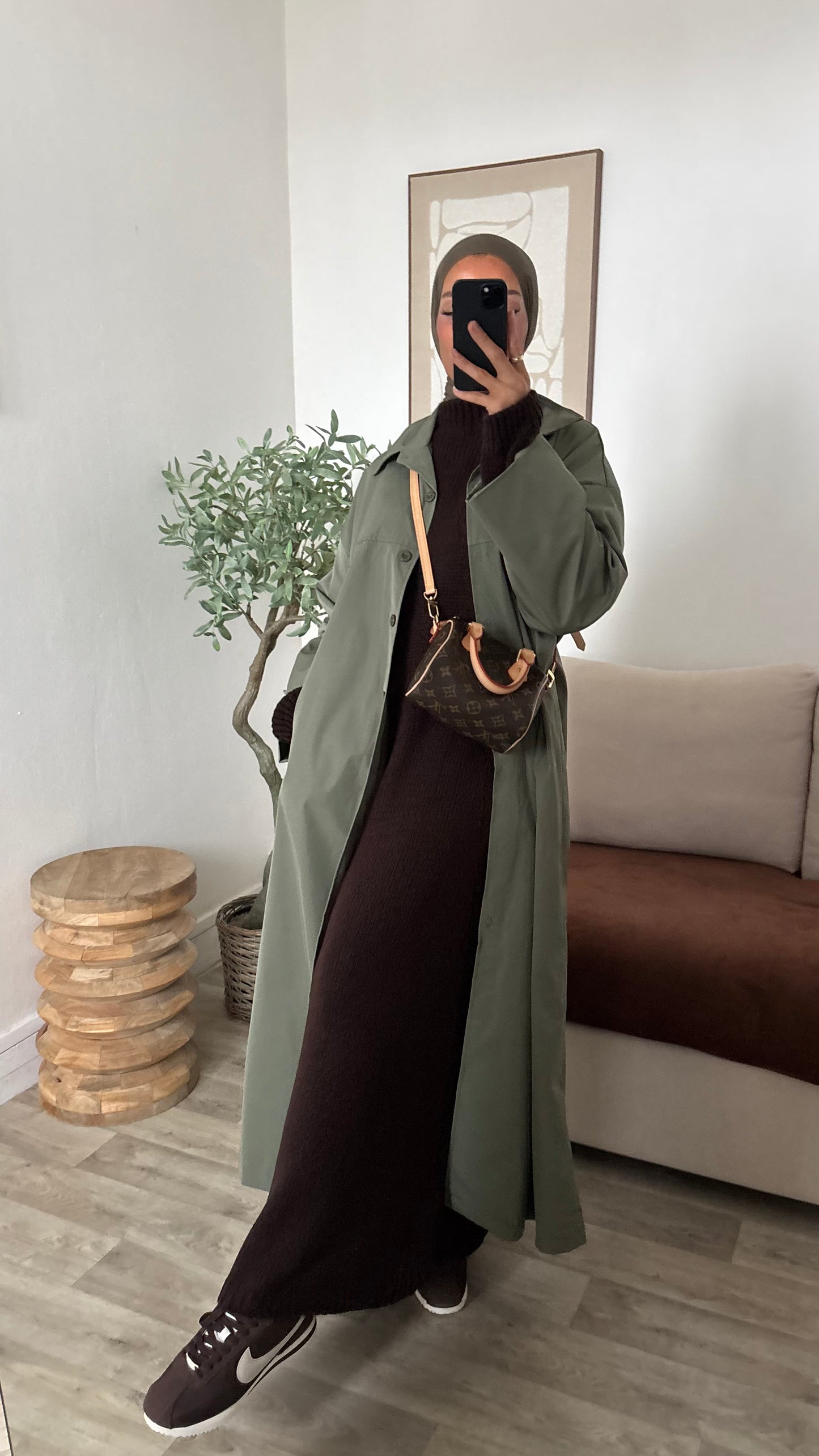 Veste imper coupe droite