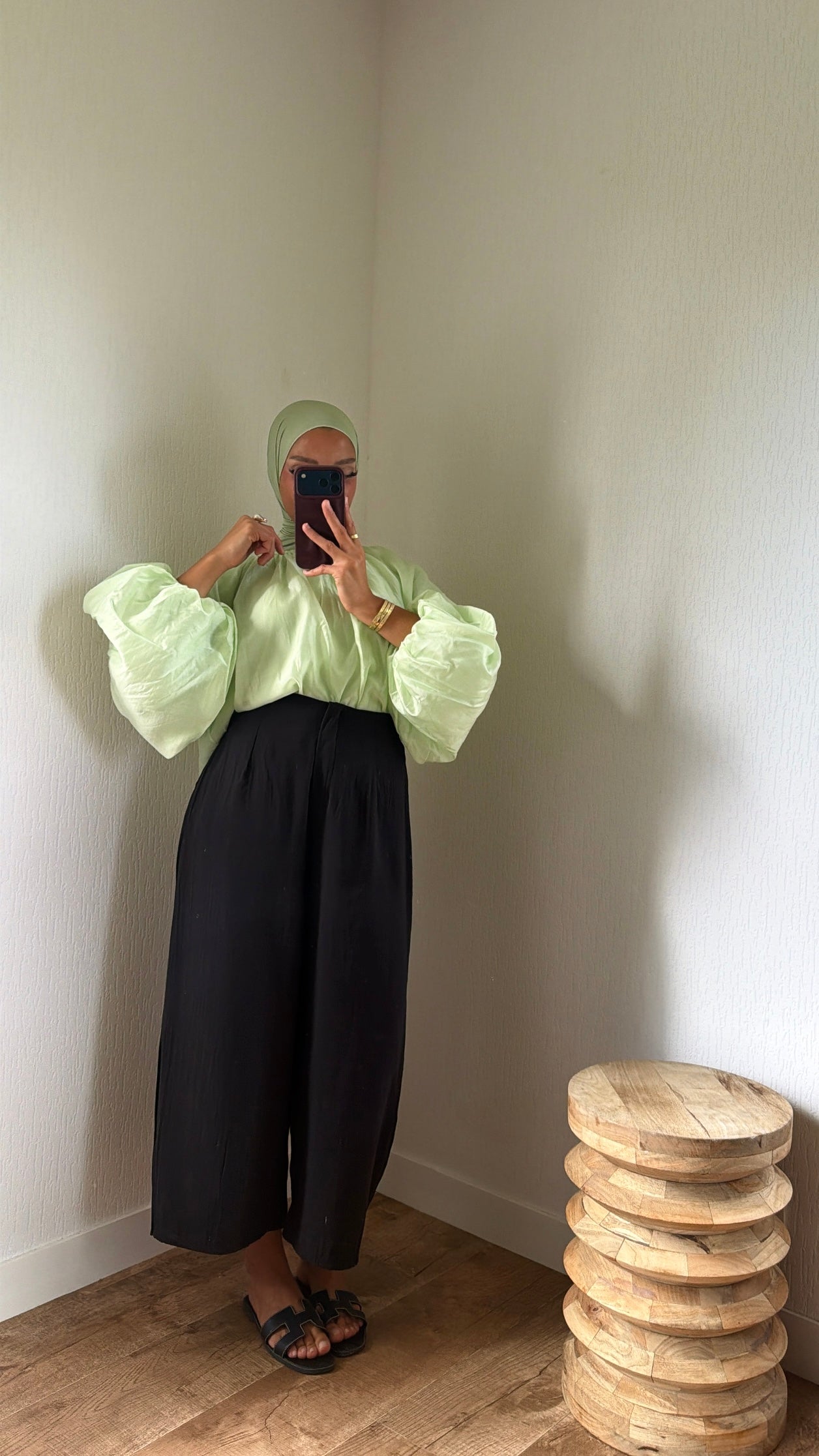 Blouse manches bouffantes