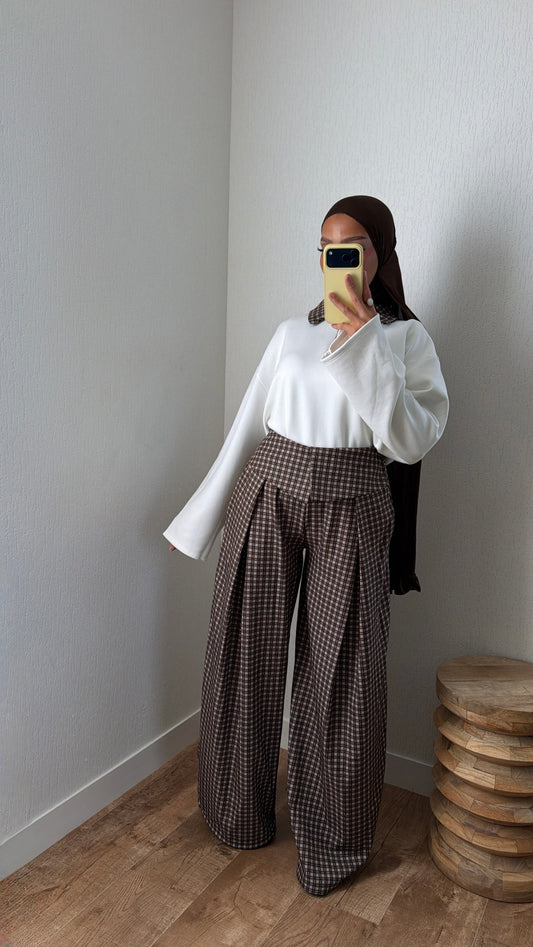 Ensemble à carreaux