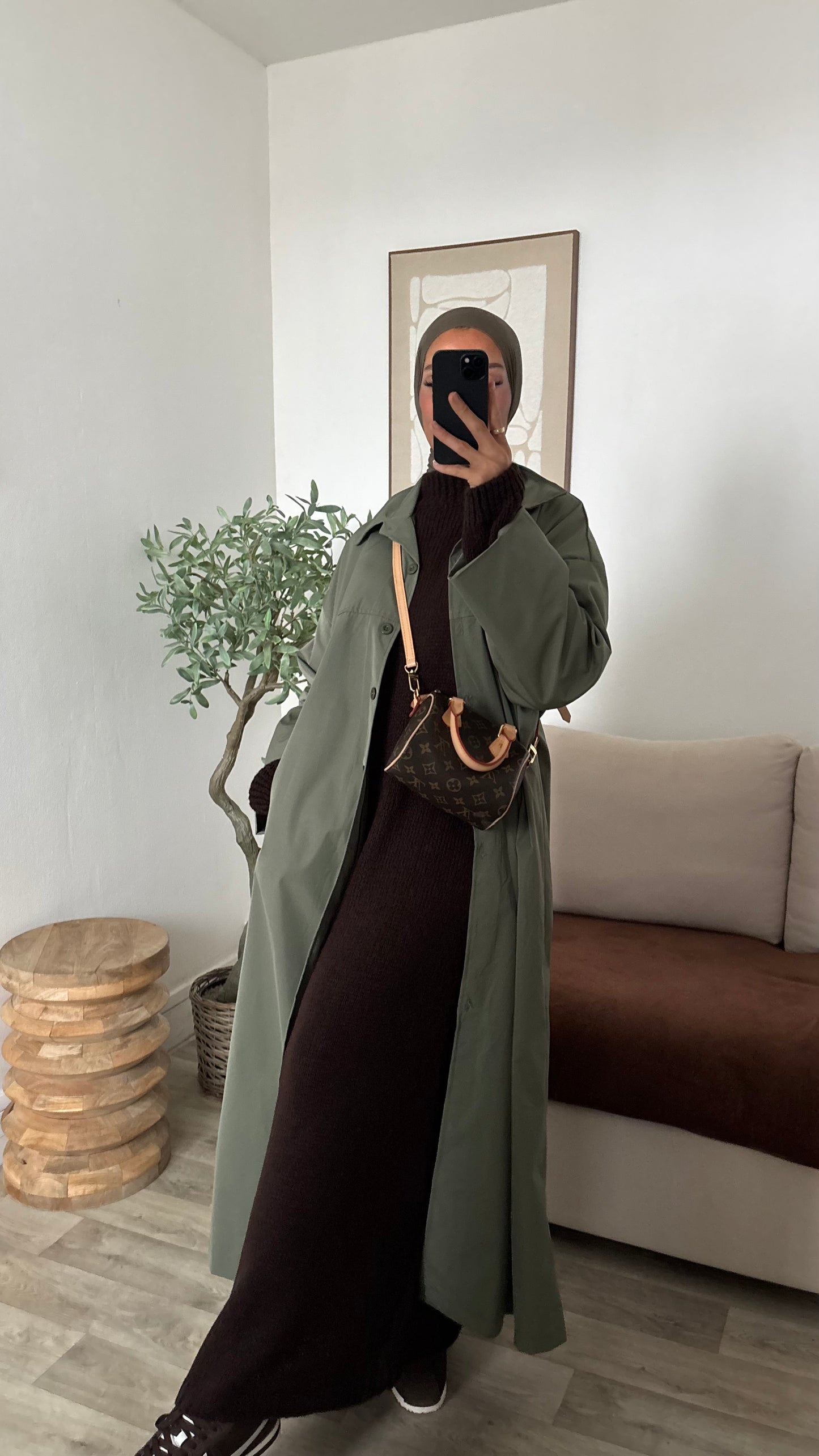 Veste imper coupe droite