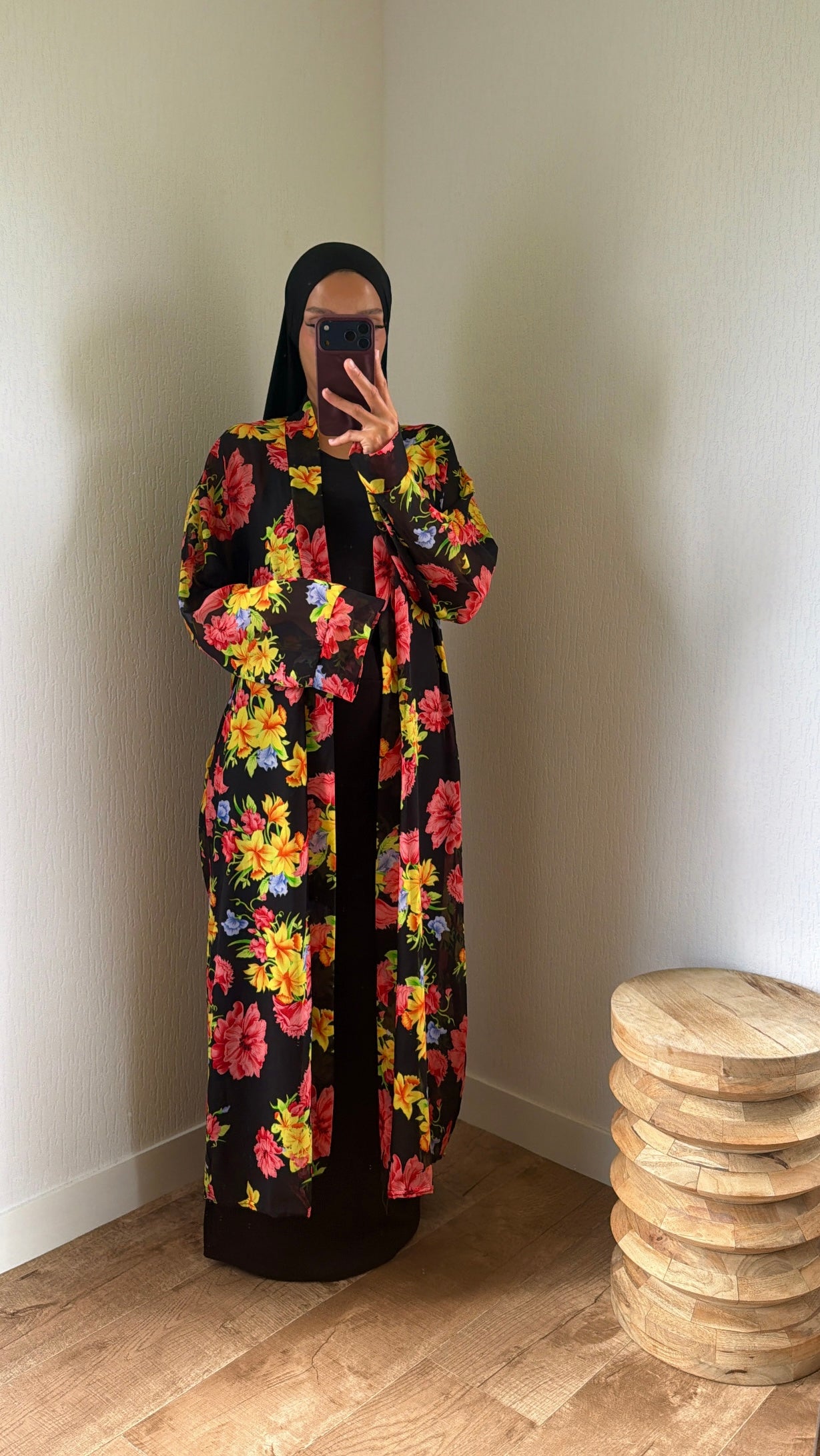 Kimono à fleurs