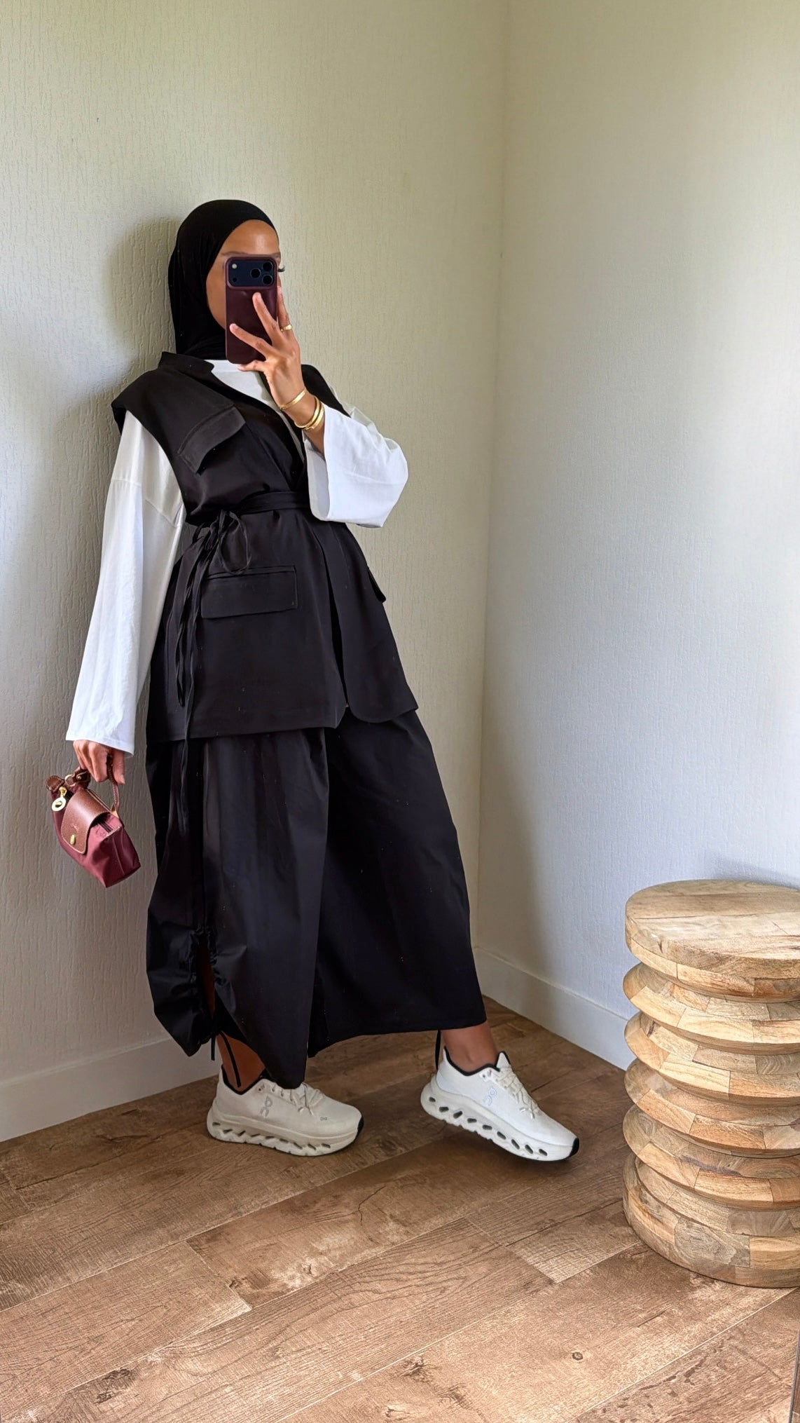 Blazer sans manches ajustable