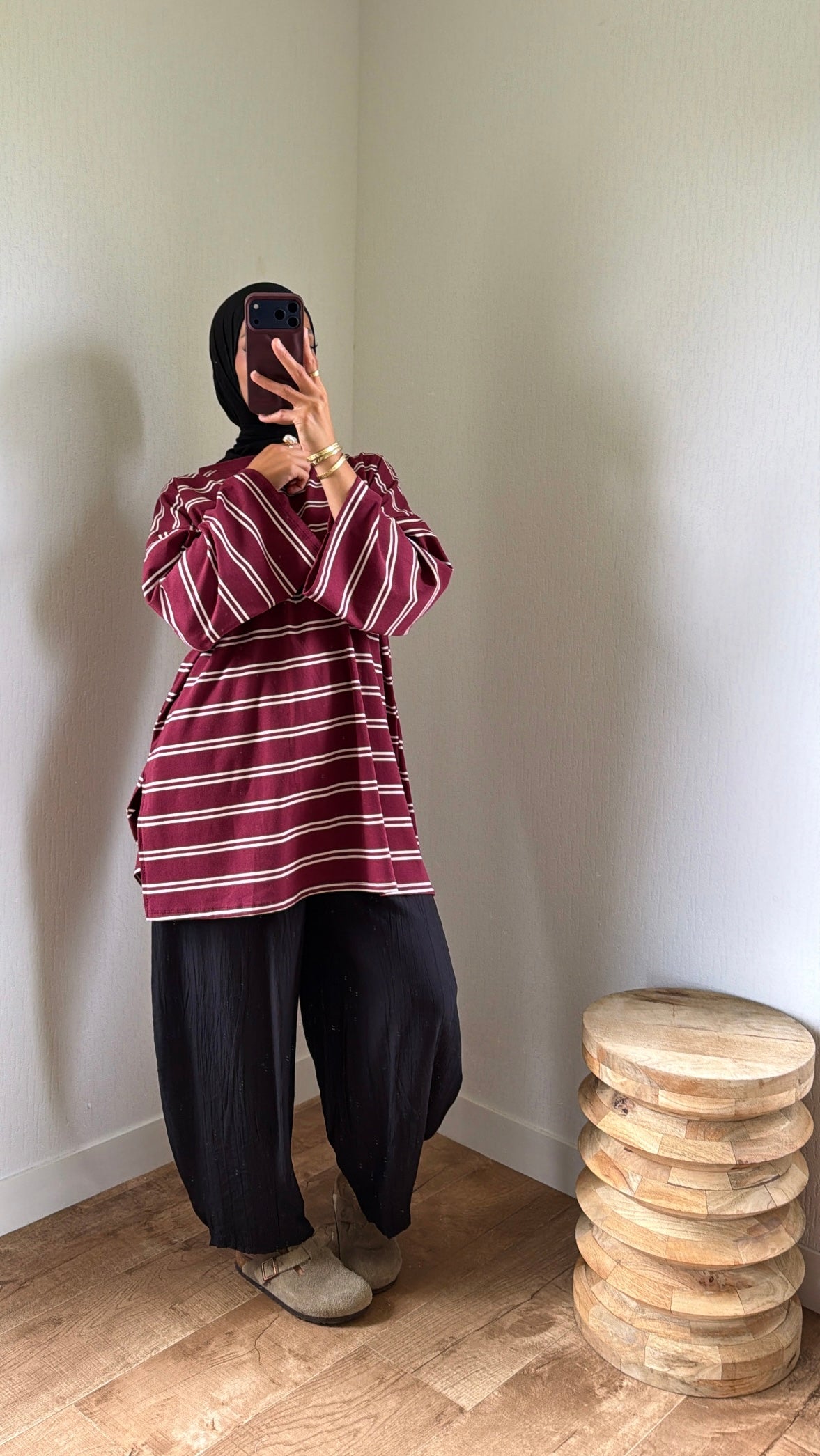 Haut basic rayée